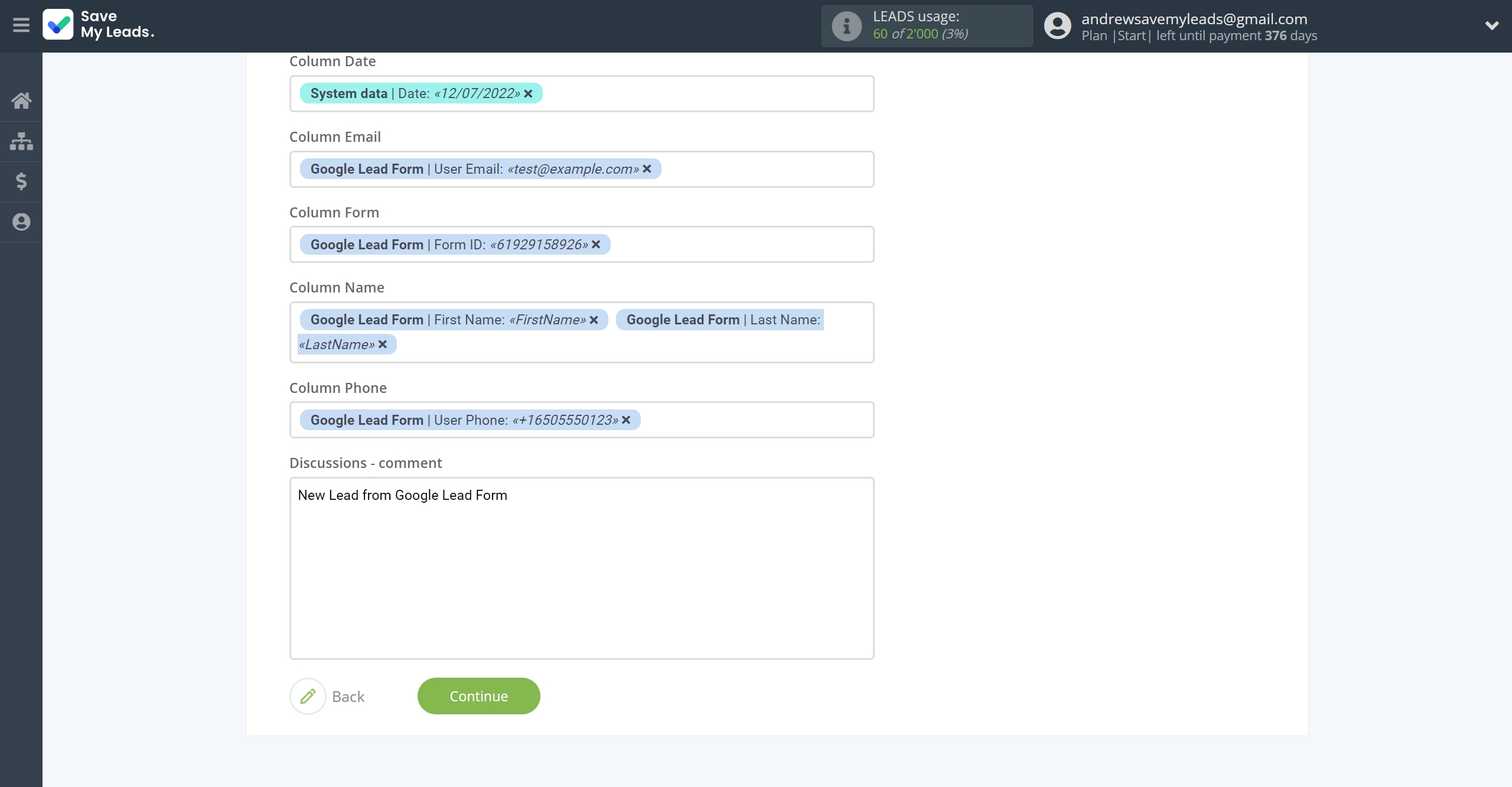 How to Connect Google Lead Form with Smartsheet | Assigning fields How to Connect Google Lead Form with Smartsheet | Assigning fields