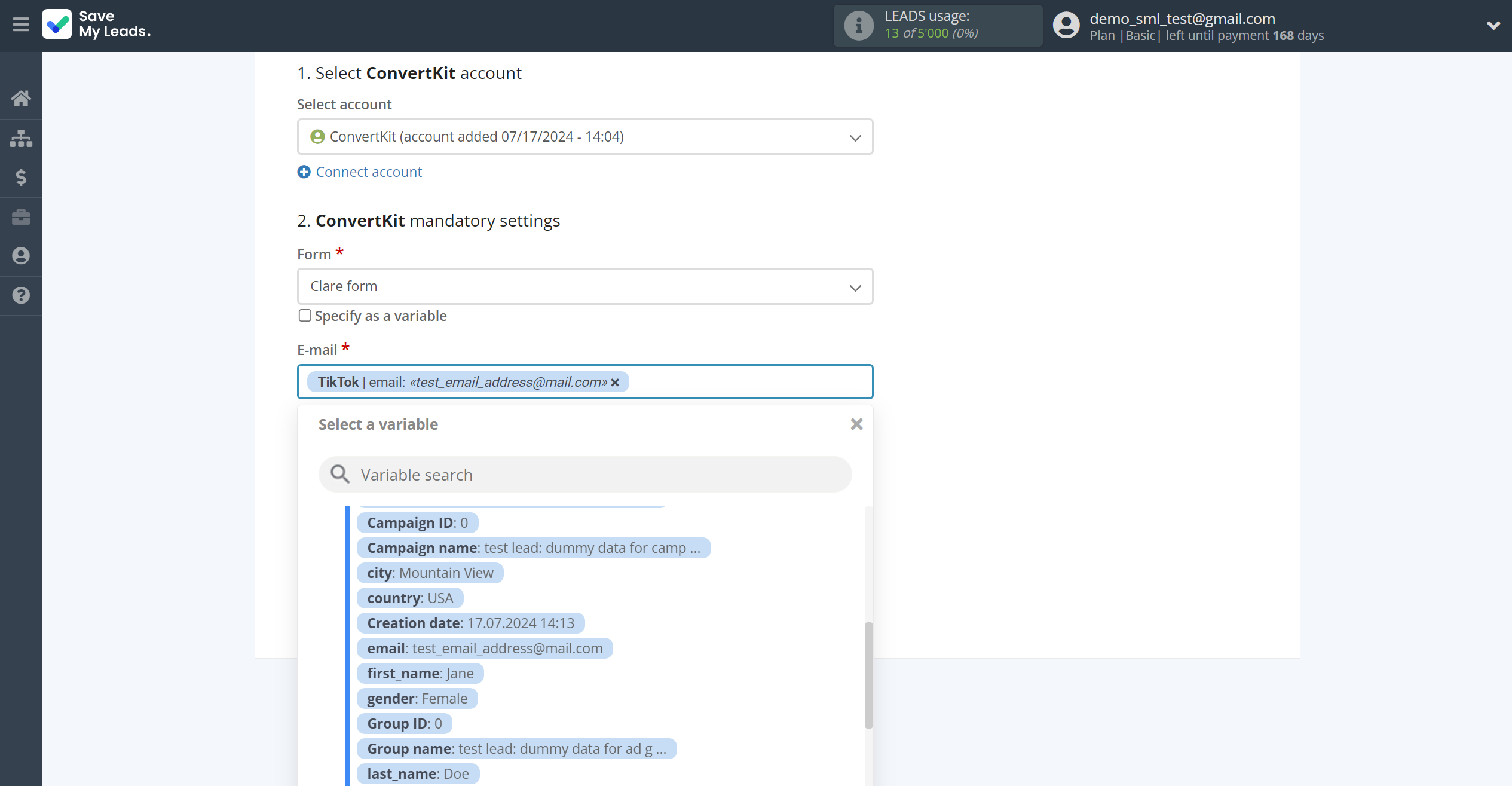 How to Connect TikTok with ConvertKit | Assigning fields How to Connect TikTok with ConvertKit | Assigning fields