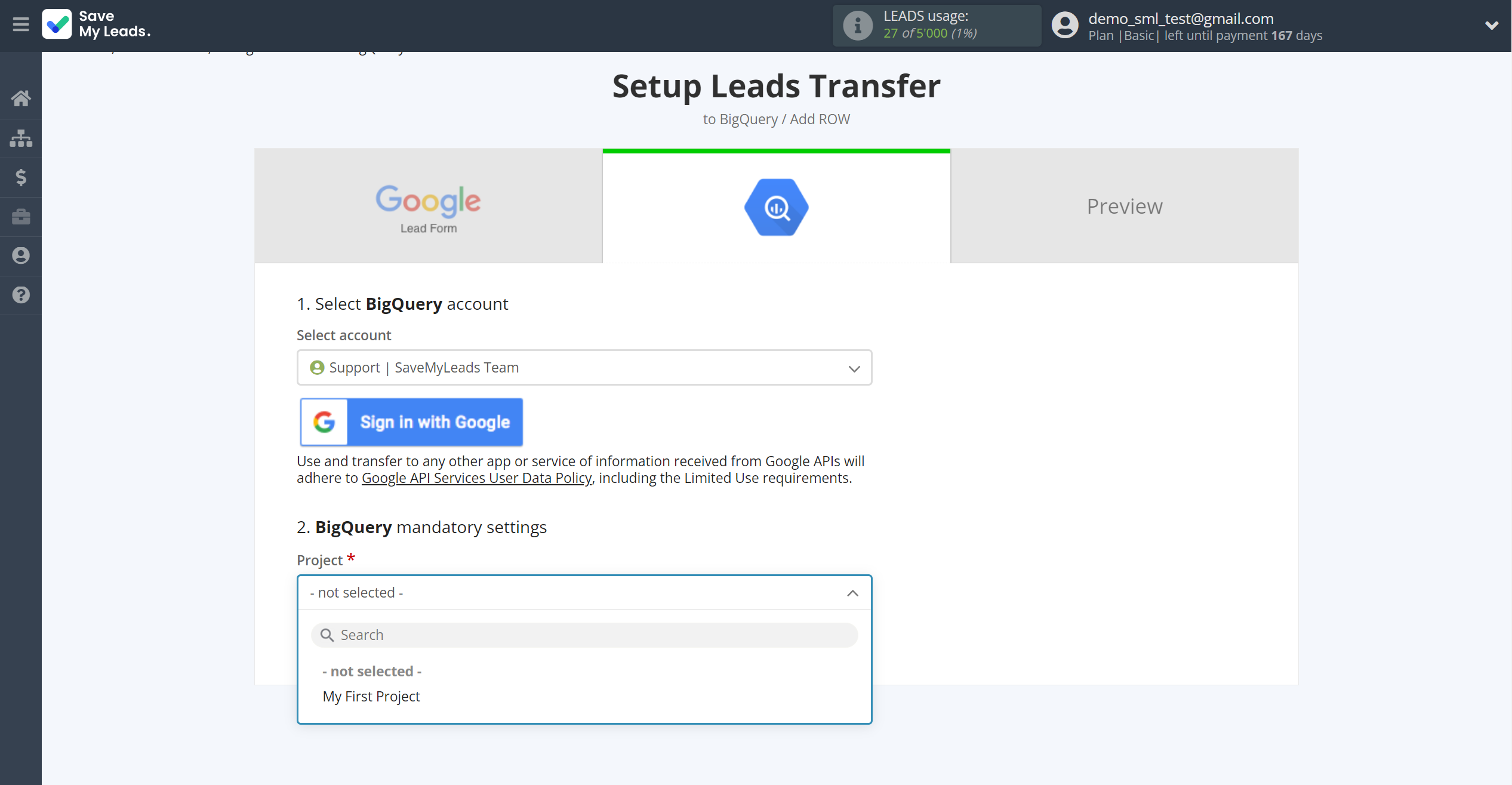 How to Connect Google Lead Form with BigQuery | Assigning fields How to Connect Google Lead Form with BigQuery | Assigning fields