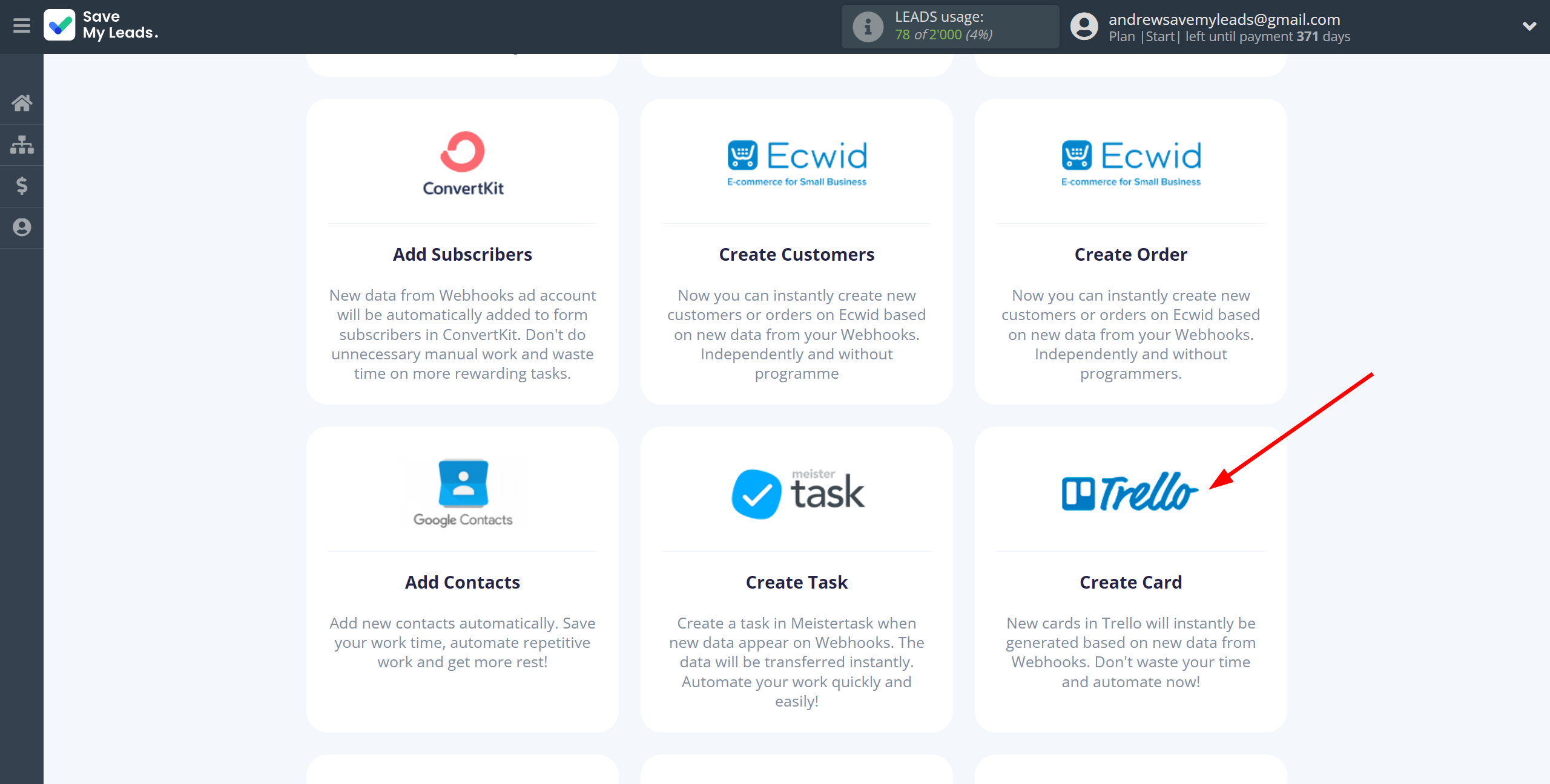 How to Connect Webhooks with Trello | Data Destination system selection How to Connect Webhooks with Trello | Data Destination system selection
