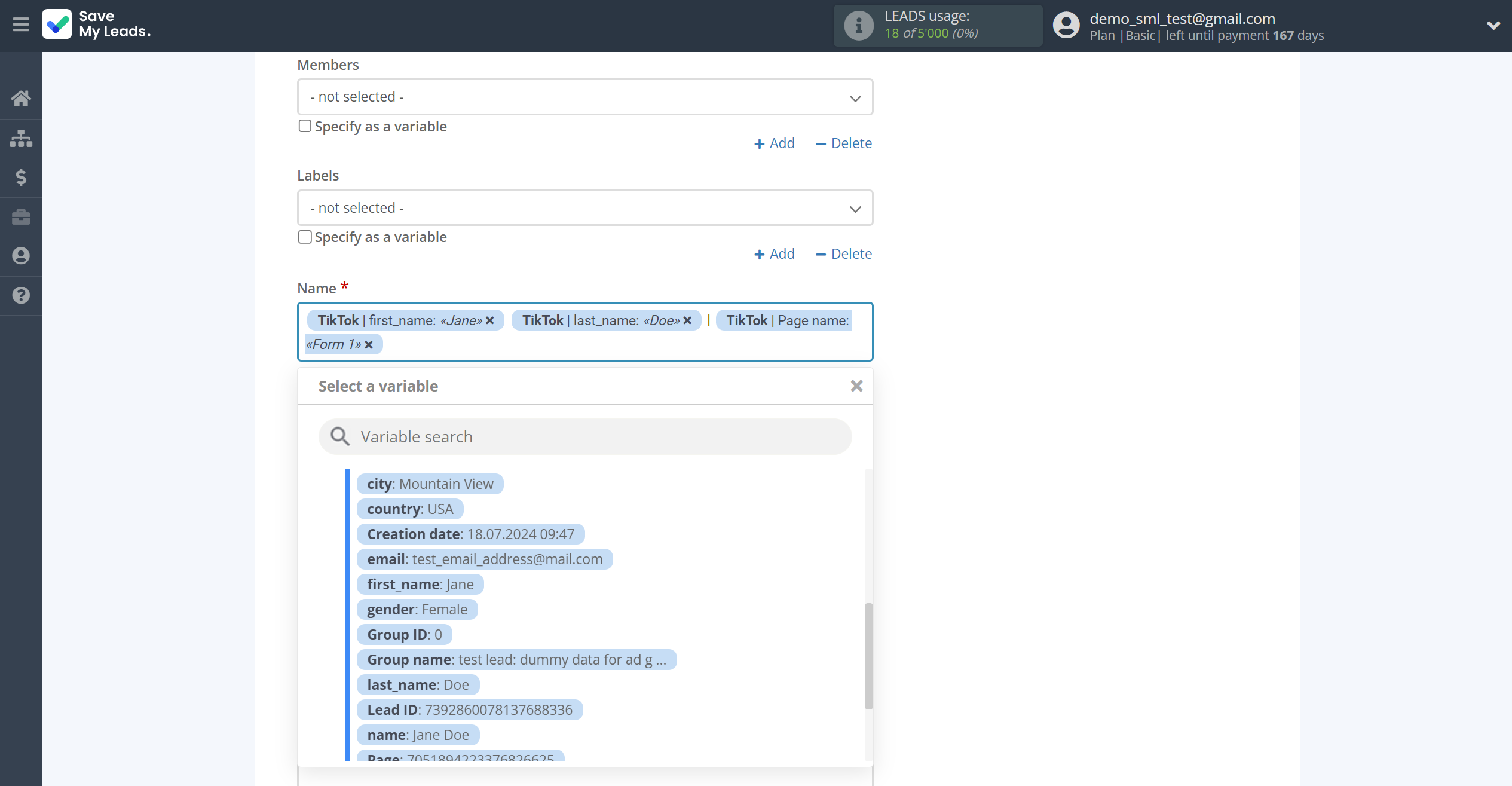 How to Connect TikTok with Trello | Assigning fields How to Connect TikTok with Trello | Assigning fields