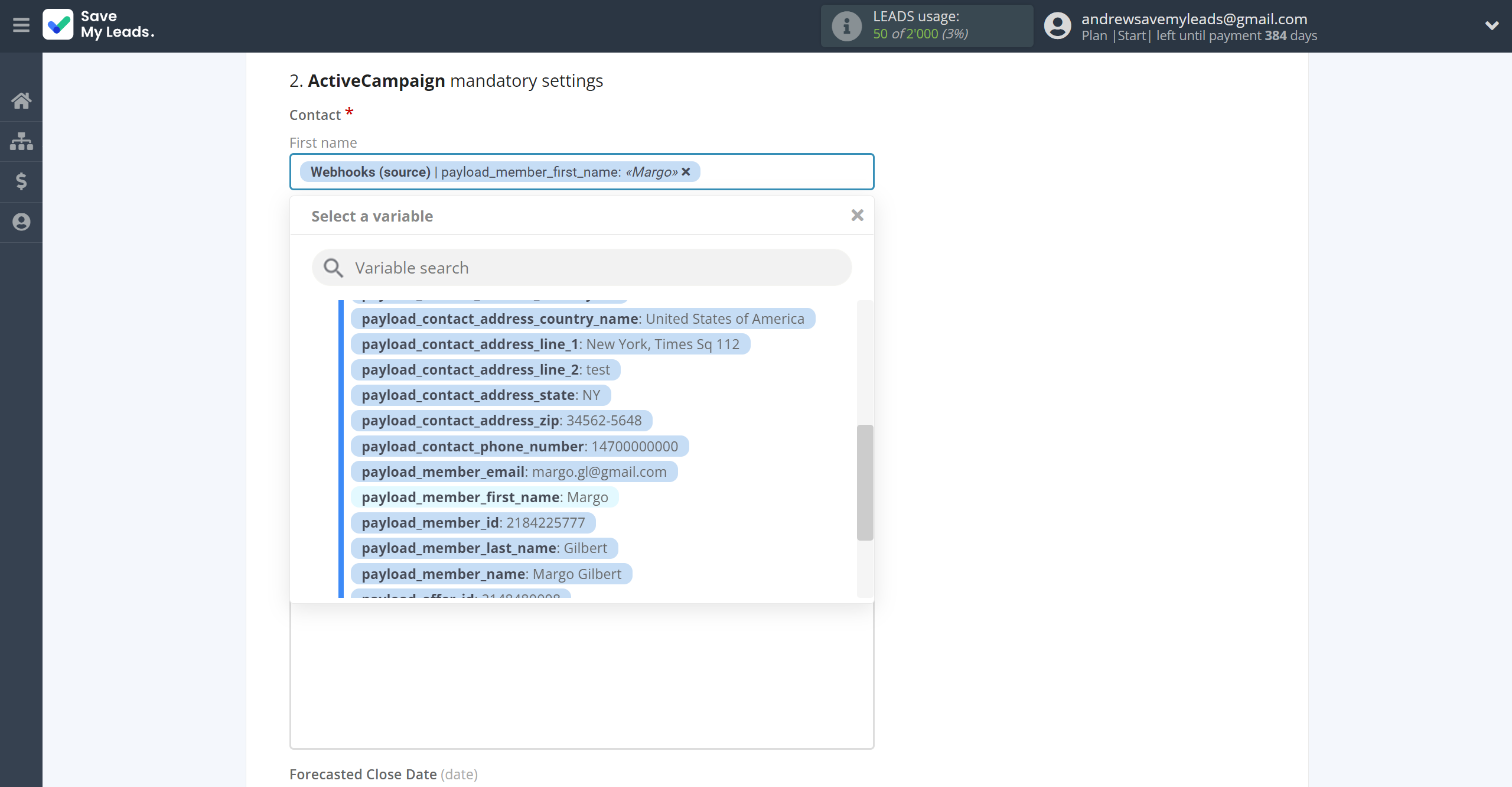 How to Connect Webhooks with ActiveCampaign Create Deal | Assigning fields How to Connect Webhooks with ActiveCampaign Create Deal | Assigning fields