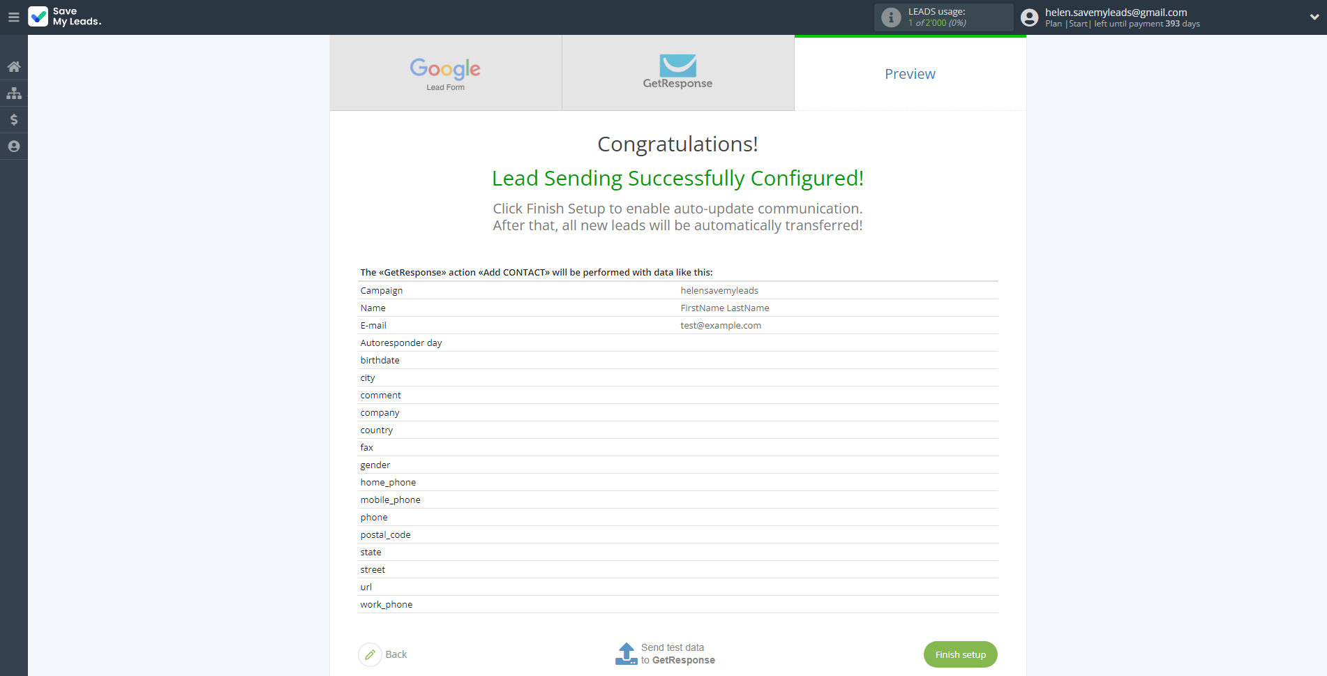 How to Connect Google Lead Form with GetResponse | Test data How to Connect Google Lead Form with GetResponse | Test data