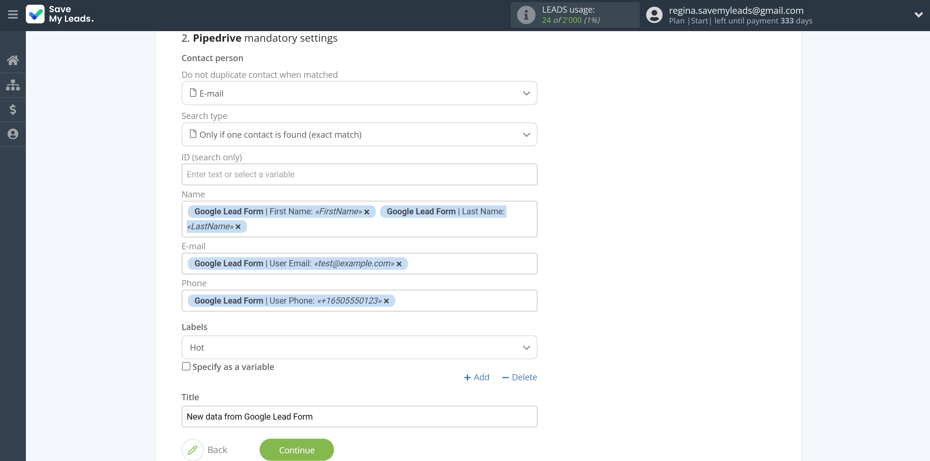 How to Connect Google Lead Form with Pipedrive Create Lead | Assigning fields How to Connect Google Lead Form with Pipedrive Create Lead | Assigning fields