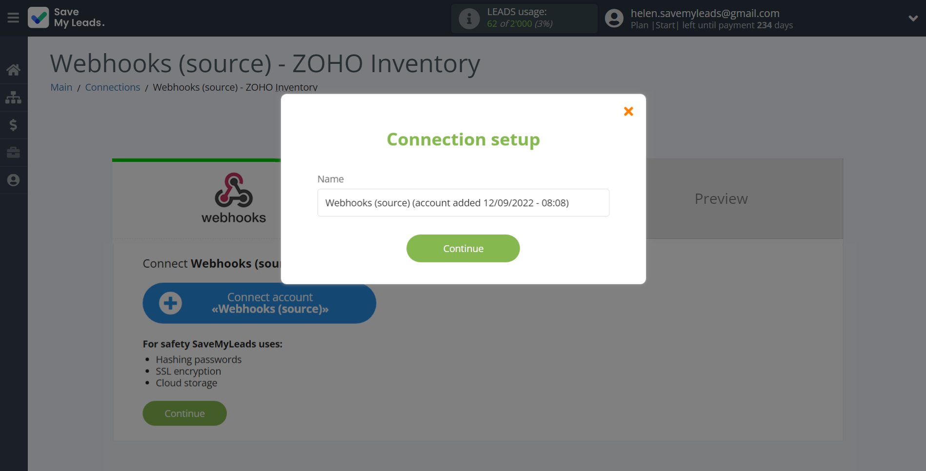 How to Connect Webhooks with Zoho Inventory Create Contacts | Data Source account connection How to Connect Webhooks with Zoho Inventory Create Contacts | Data Source account connection