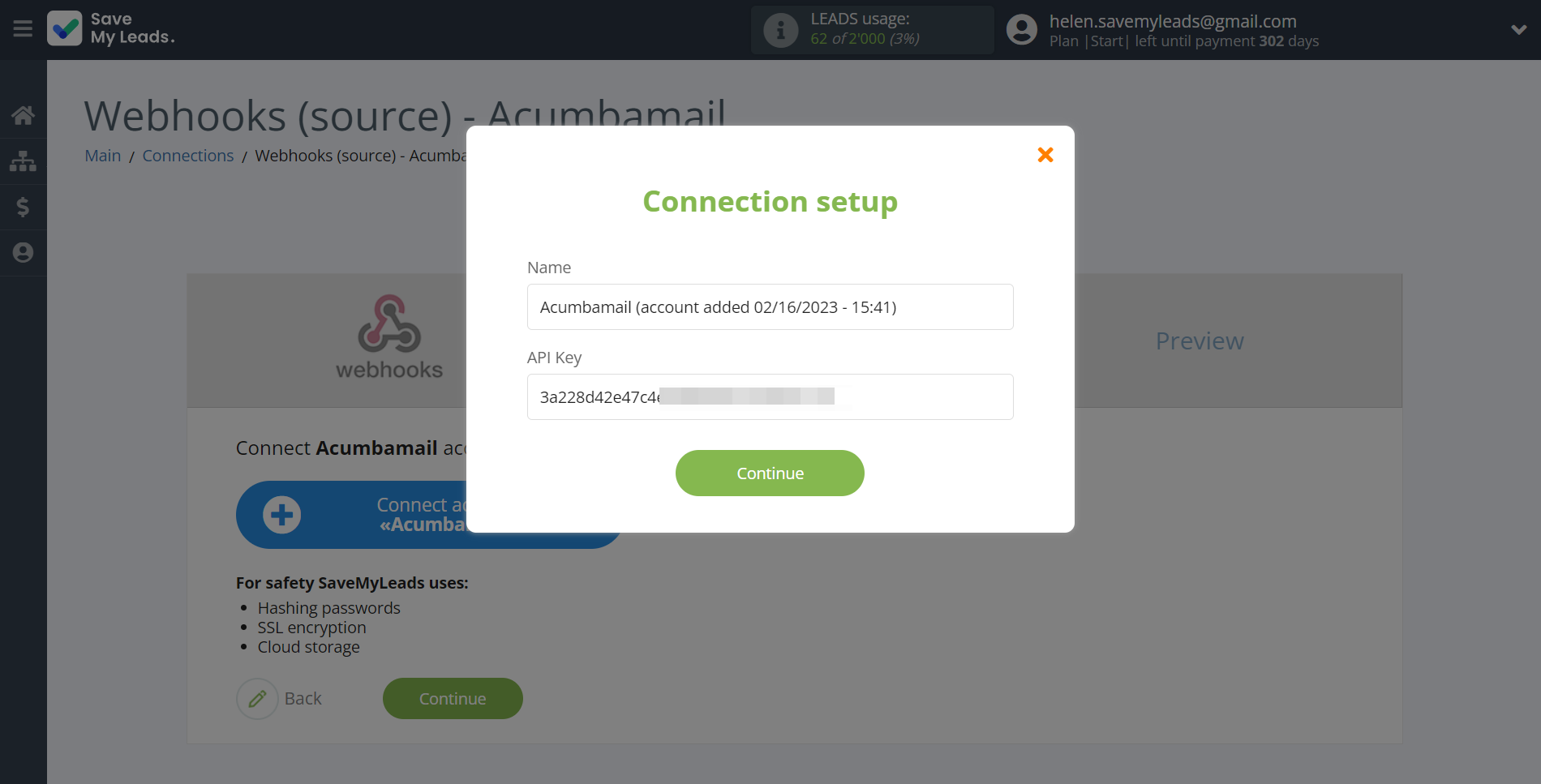 How to Connect Webhooks with Acumbamail Send SMS | Data Destination account connection How to Connect Webhooks with Acumbamail Send SMS | Data Destination account connection
