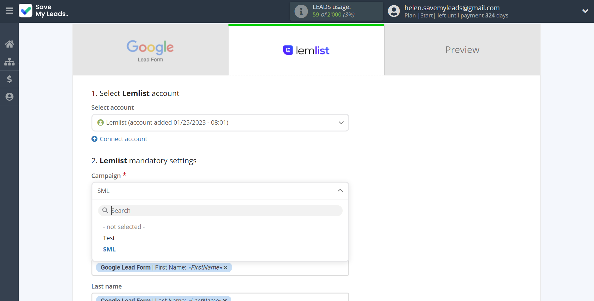 How to Connect Google Lead Form with Lemlist | Assigning fields How to Connect Google Lead Form with Lemlist | Assigning fields