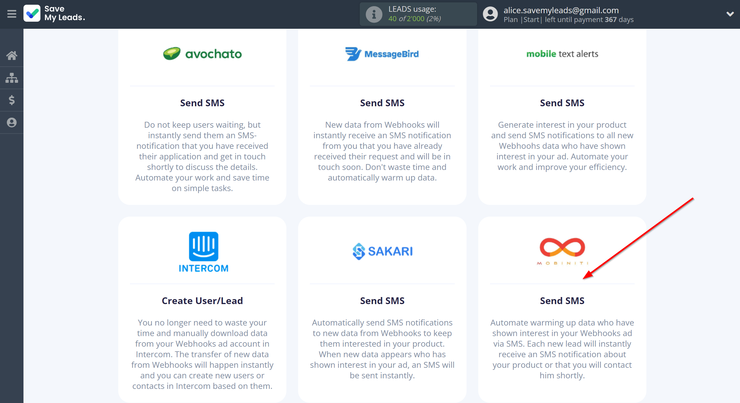 How to Connect Webhooks with Mobiniti | Data Destination system selection How to Connect Webhooks with Mobiniti | Data Destination system selection