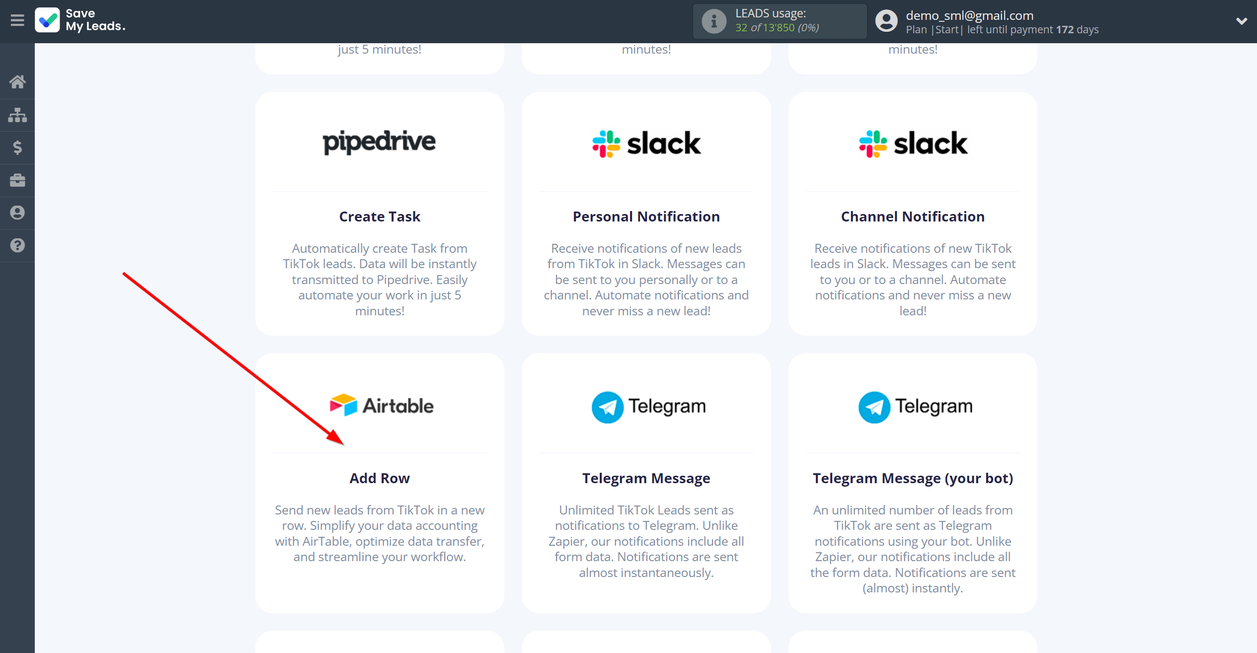 How to Connect TikTok with AirTable | Data Destination system selection How to Connect TikTok with AirTable | Data Destination system selection