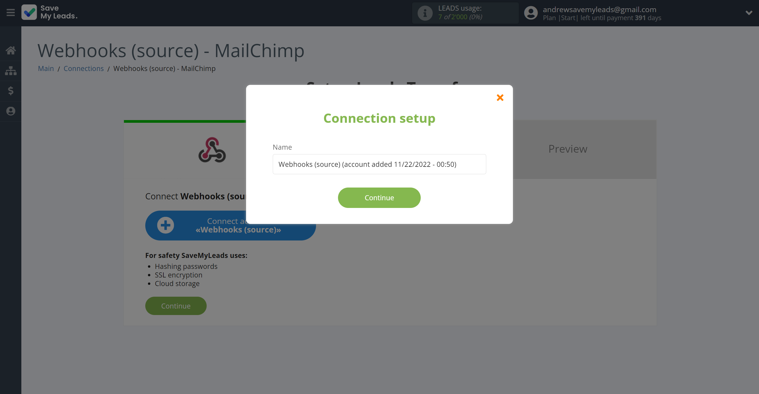 How to Connect Webhooks with MailChimp | Data Source account connection How to Connect Webhooks with MailChimp | Data Source account connection