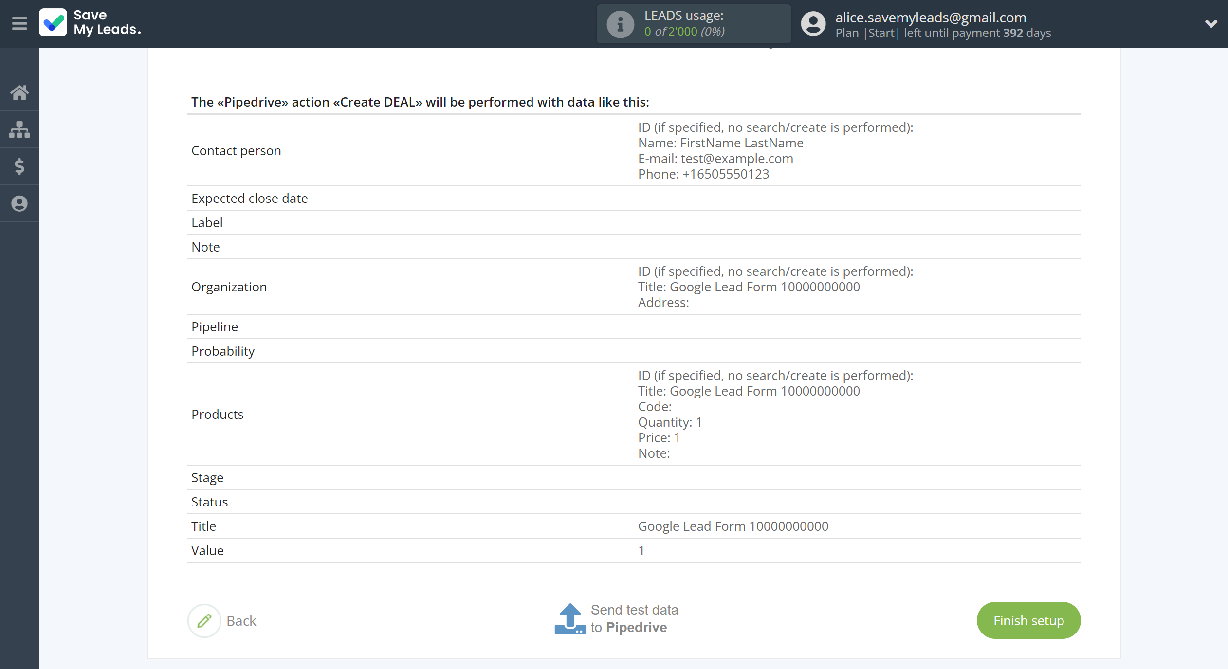 How to Connect Google Lead Form with Pipedrive Create Deal | Test data How to Connect Google Lead Form with Pipedrive Create Deal | Test data