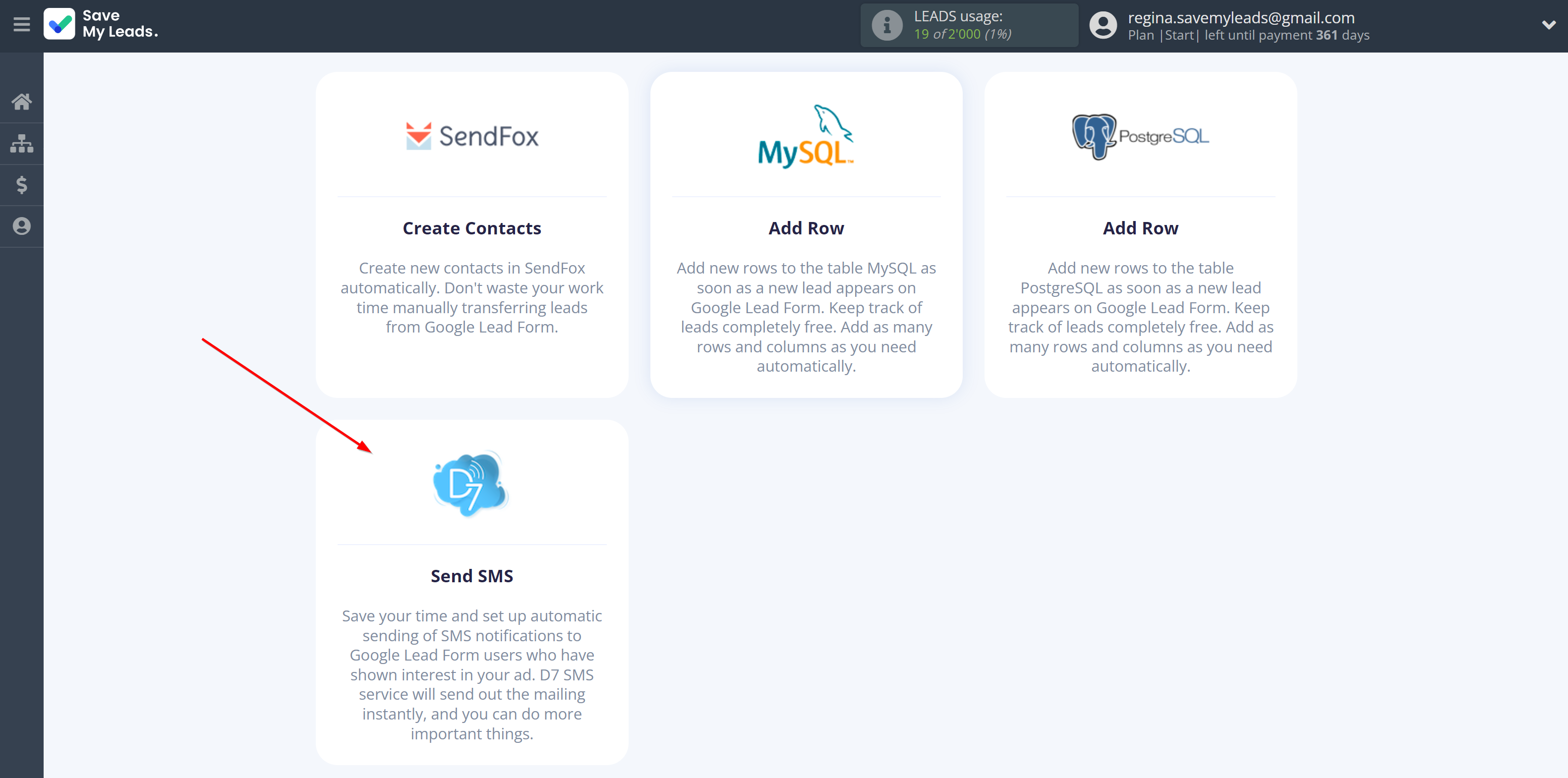How to Connect Google Lead Form with D7 SMS | Data Destination system selection How to Connect Google Lead Form with D7 SMS | Data Destination system selection