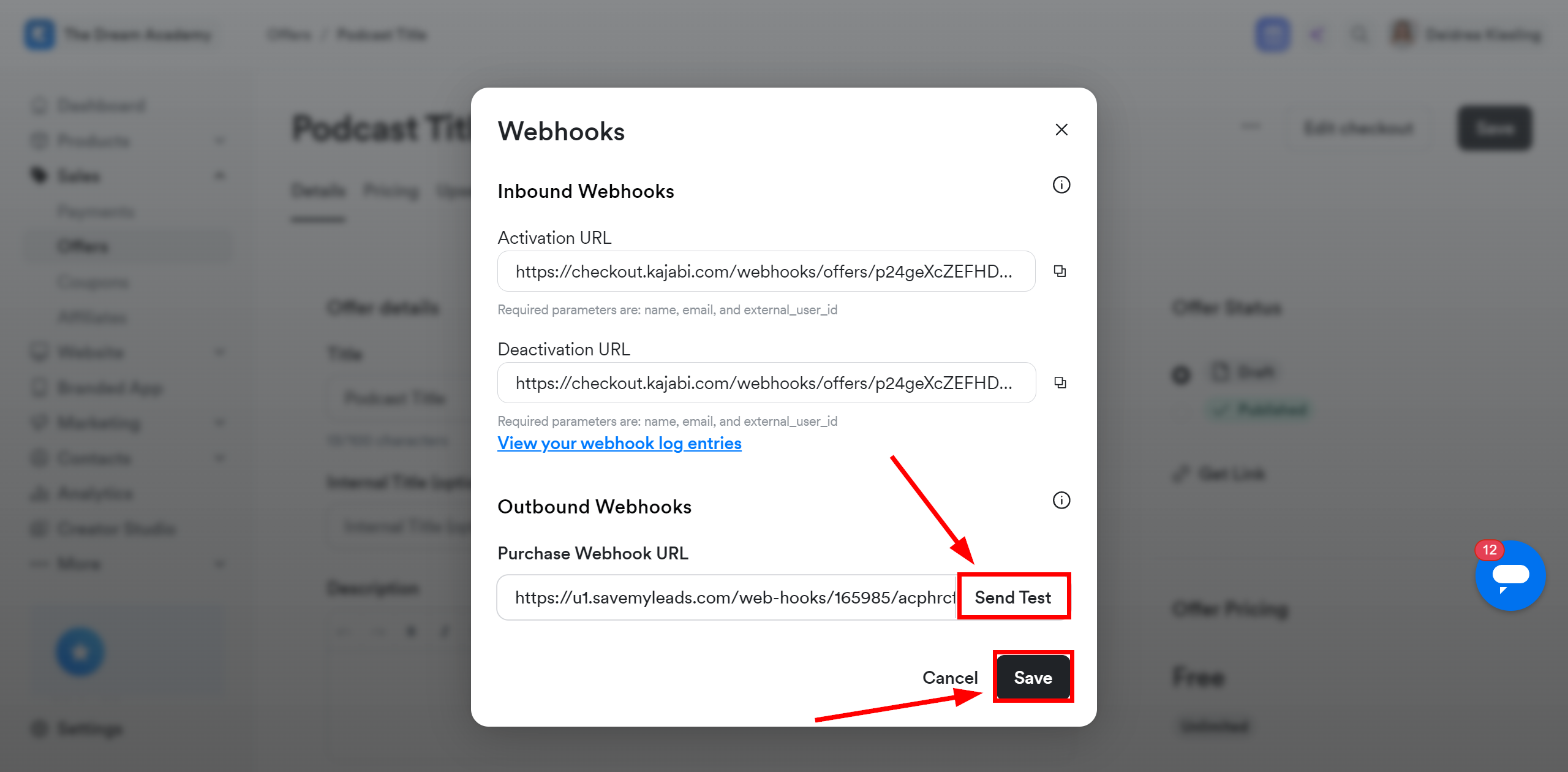 How to Connect Webhooks with Wire2Air | Data Source account connection How to Connect Webhooks with Wire2Air | Data Source account connection