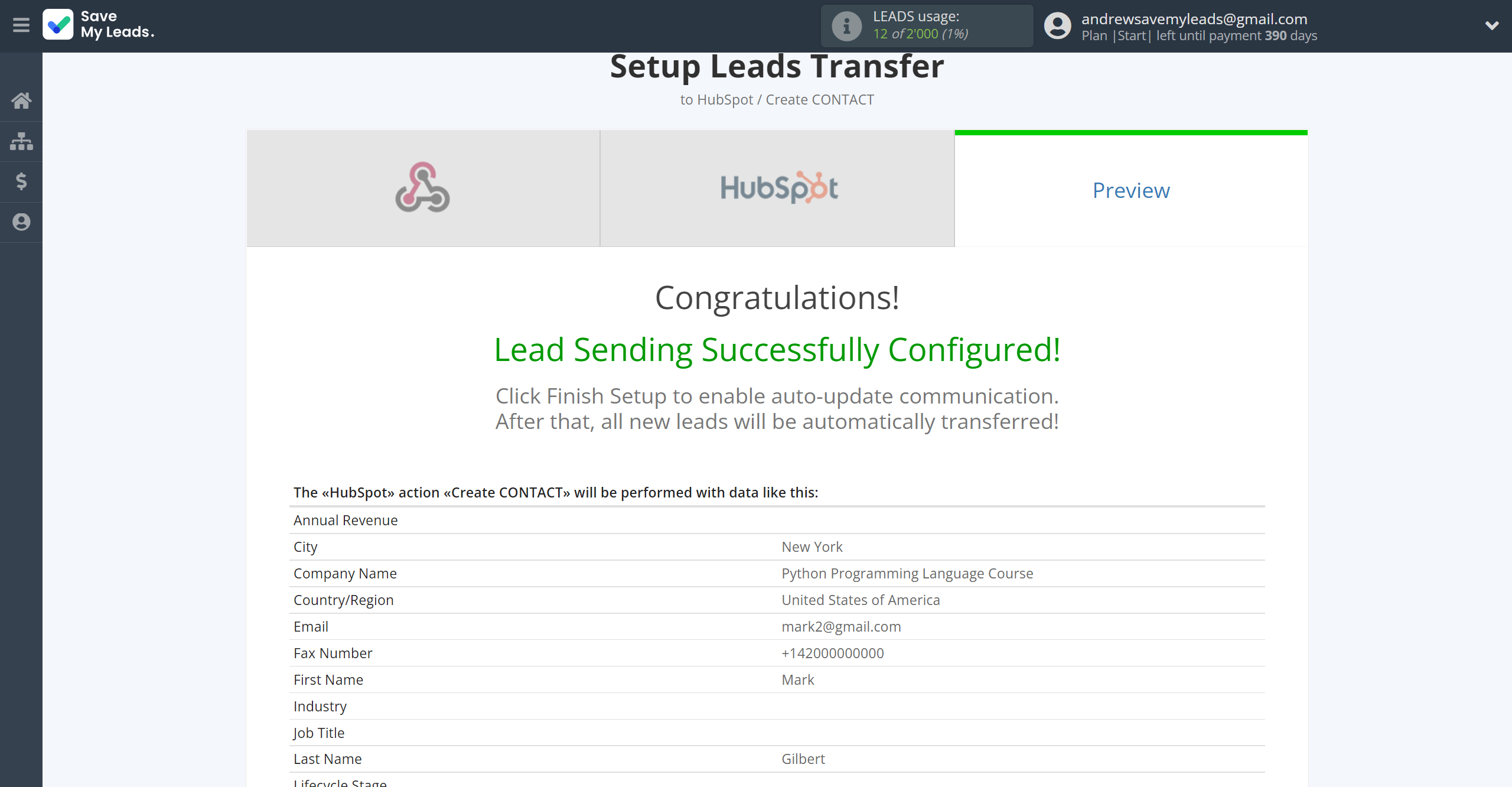 How to Connect Webhooks with HubSpot Create Contacts | Test data How to Connect Webhooks with HubSpot Create Contacts | Test data