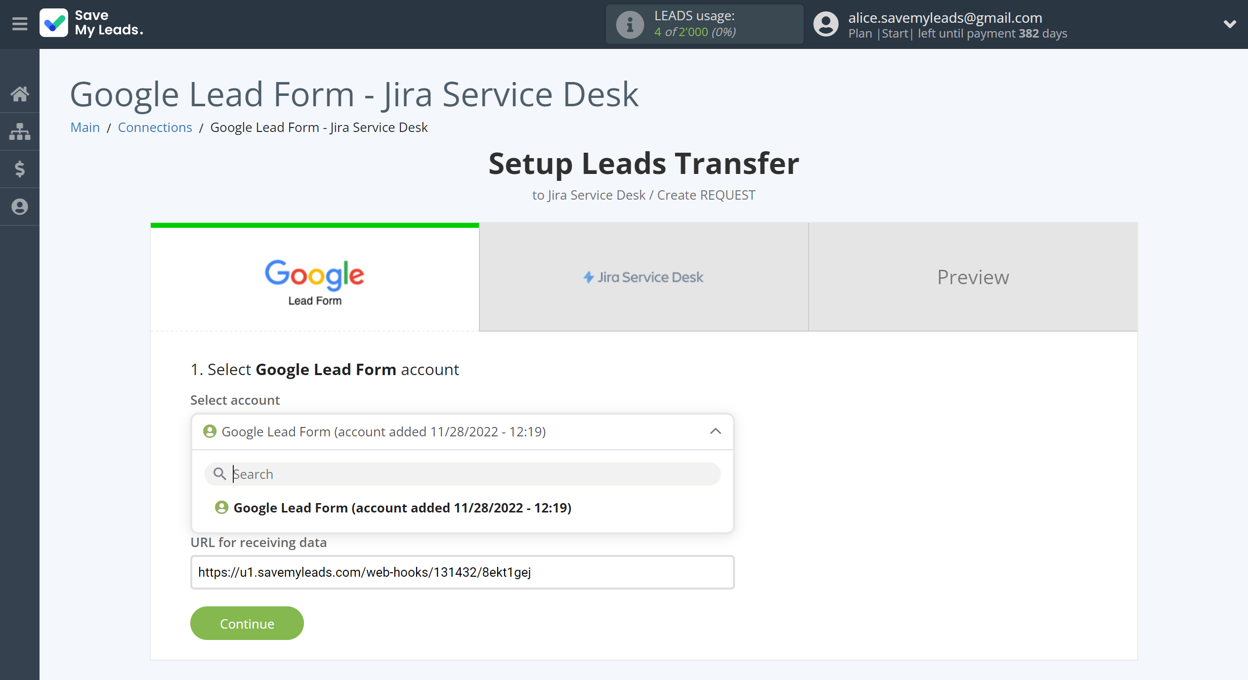 How to Connect Google Lead Form with Jira Service Management | Data Source account connection How to Connect Google Lead Form with Jira Service Management | Data Source account connection