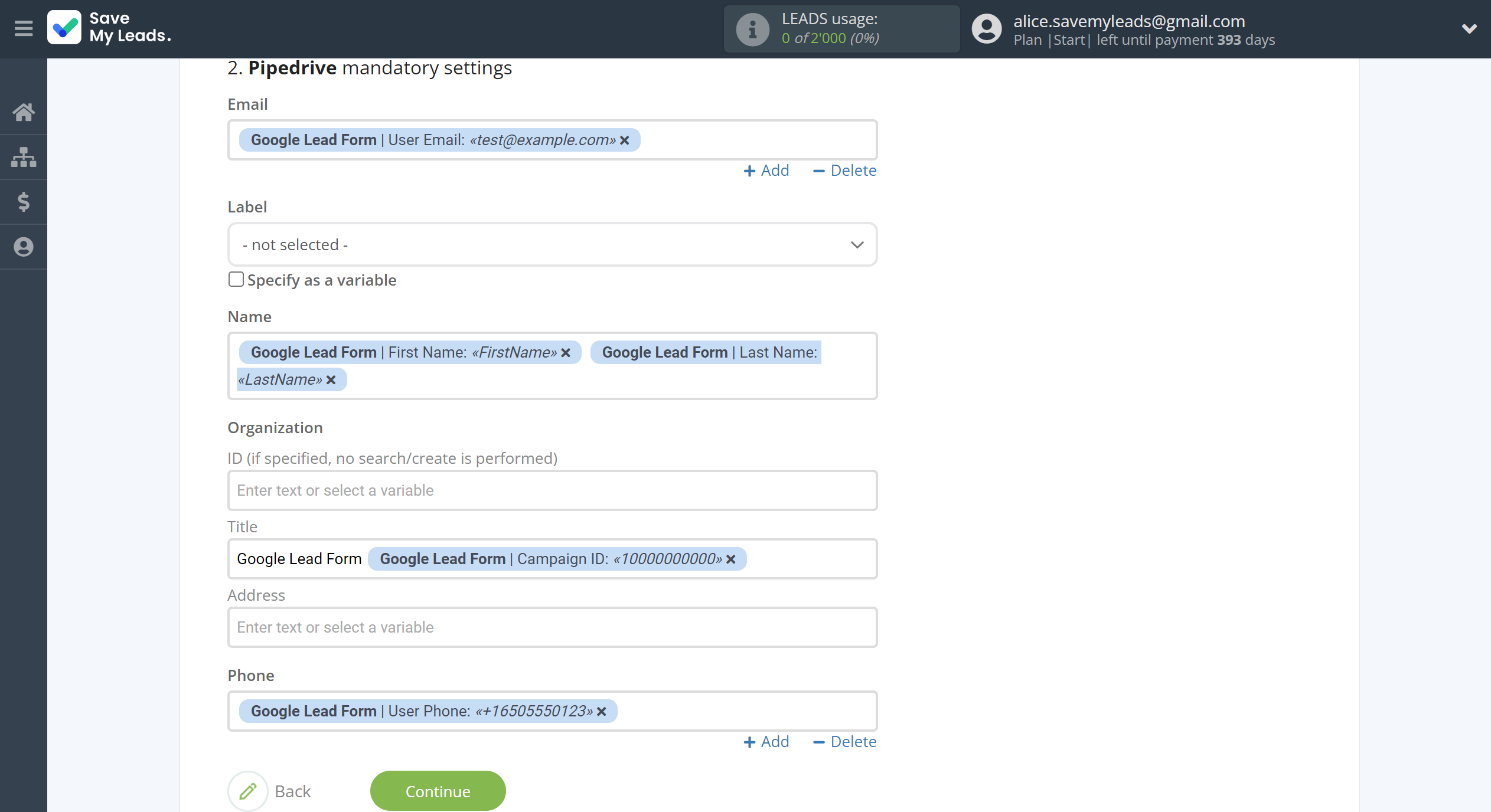 How to Connect Google Lead Form with Pipedrive Create Contacts | Assigning fields How to Connect Google Lead Form with Pipedrive Create Contacts | Assigning fields