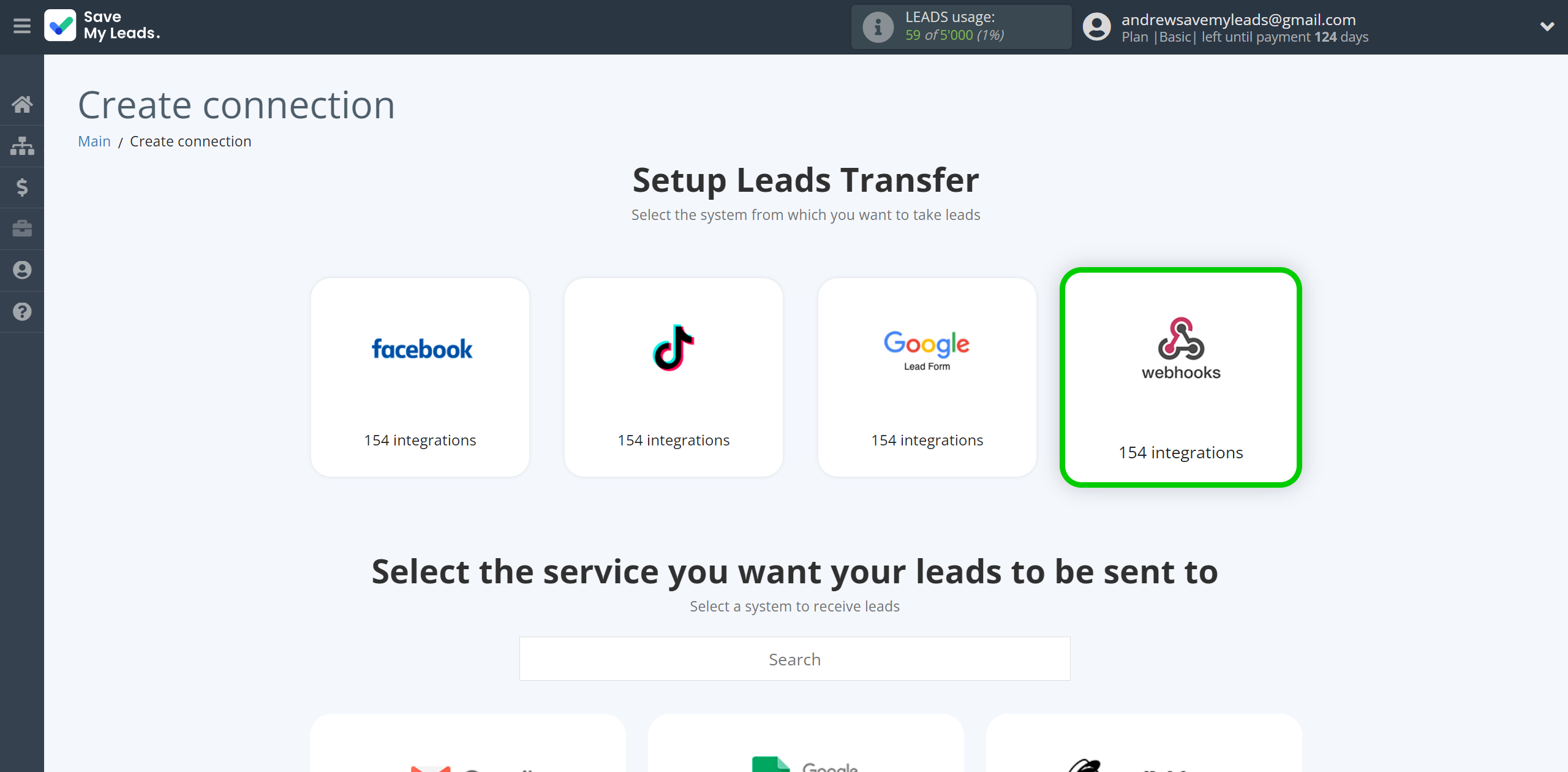How to Connect Webhooks with Wire2Air | Data Source system selection How to Connect Webhooks with Wire2Air | Data Source system selection