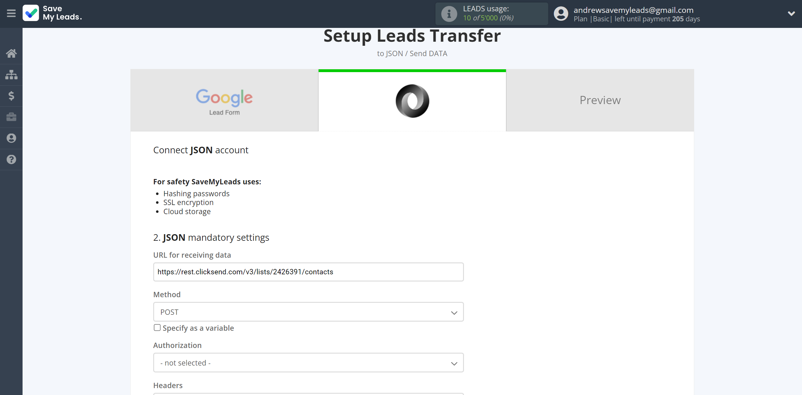 How to Connect Google Lead Form with JSON | Editing settings How to Connect Google Lead Form with JSON | Editing settings