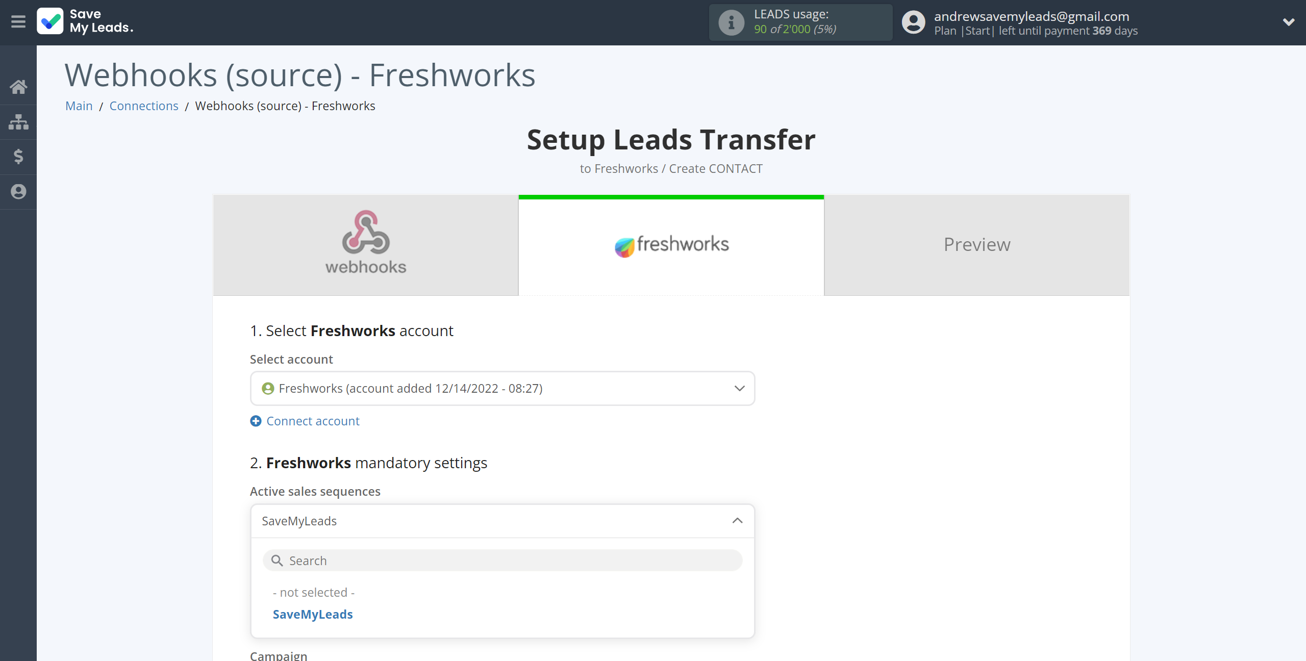 How to Connect Webhooks with Freshworks Create Contacts | Assigning fields How to Connect Webhooks with Freshworks Create Contacts | Assigning fields