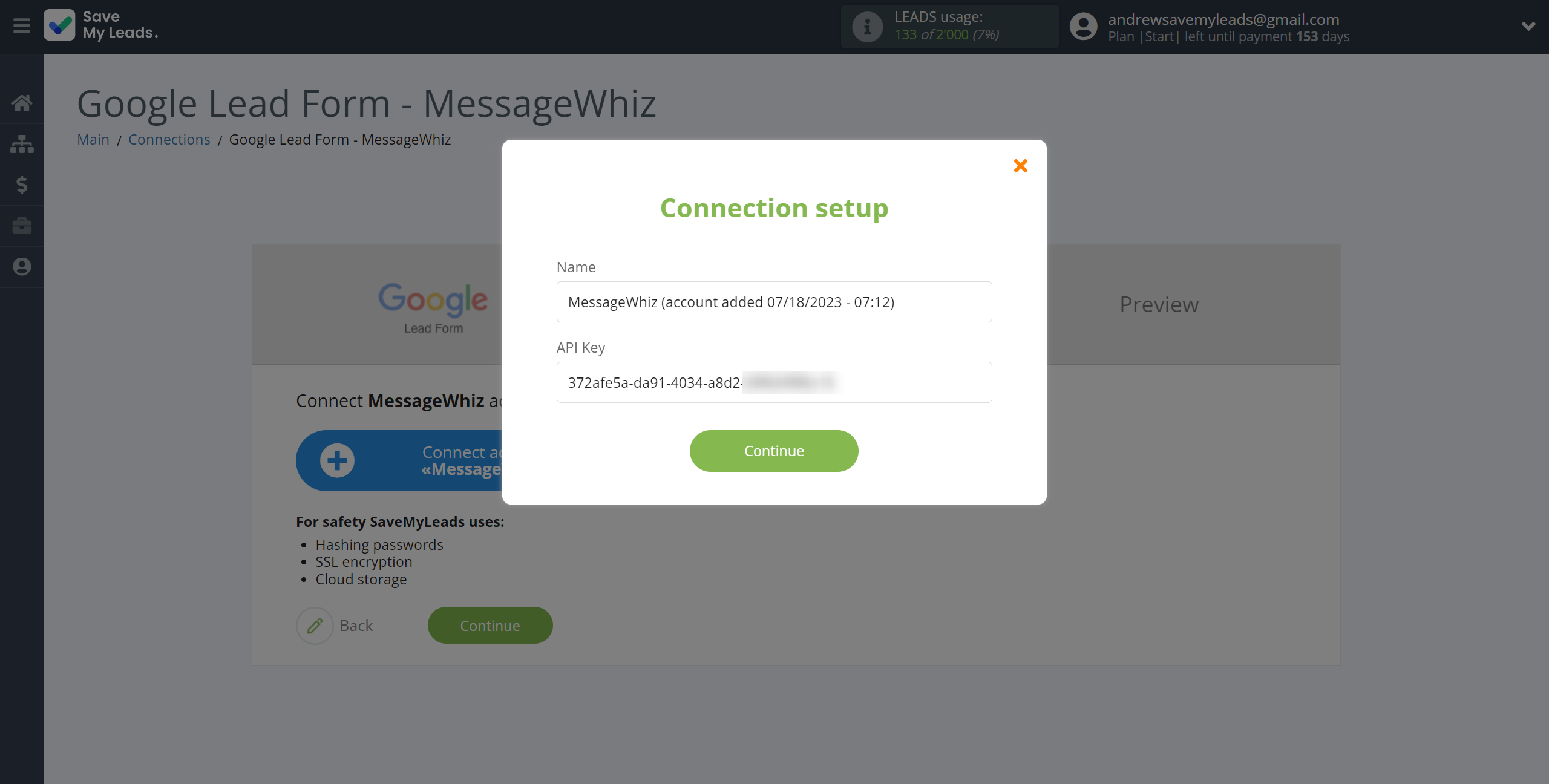 How to Connect Google Lead Form with MessageWhiz | Data Destination account connection How to Connect Google Lead Form with MessageWhiz | Data Destination account connection