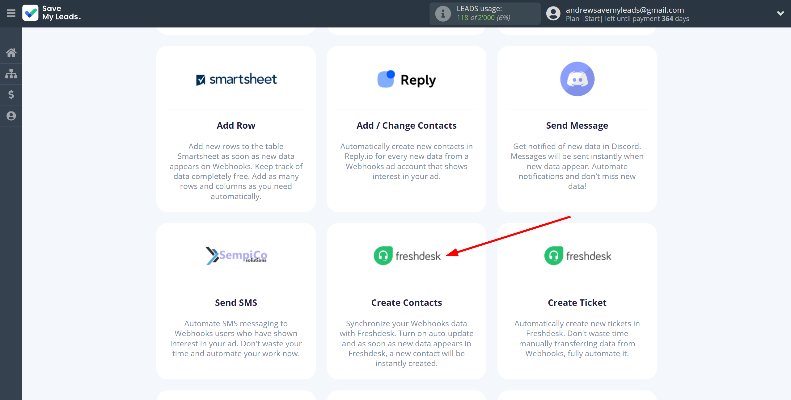 How to Connect Webhooks with Freshdesk Create Contacts | Data Destination system selection How to Connect Webhooks with Freshdesk Create Contacts | Data Destination system selection