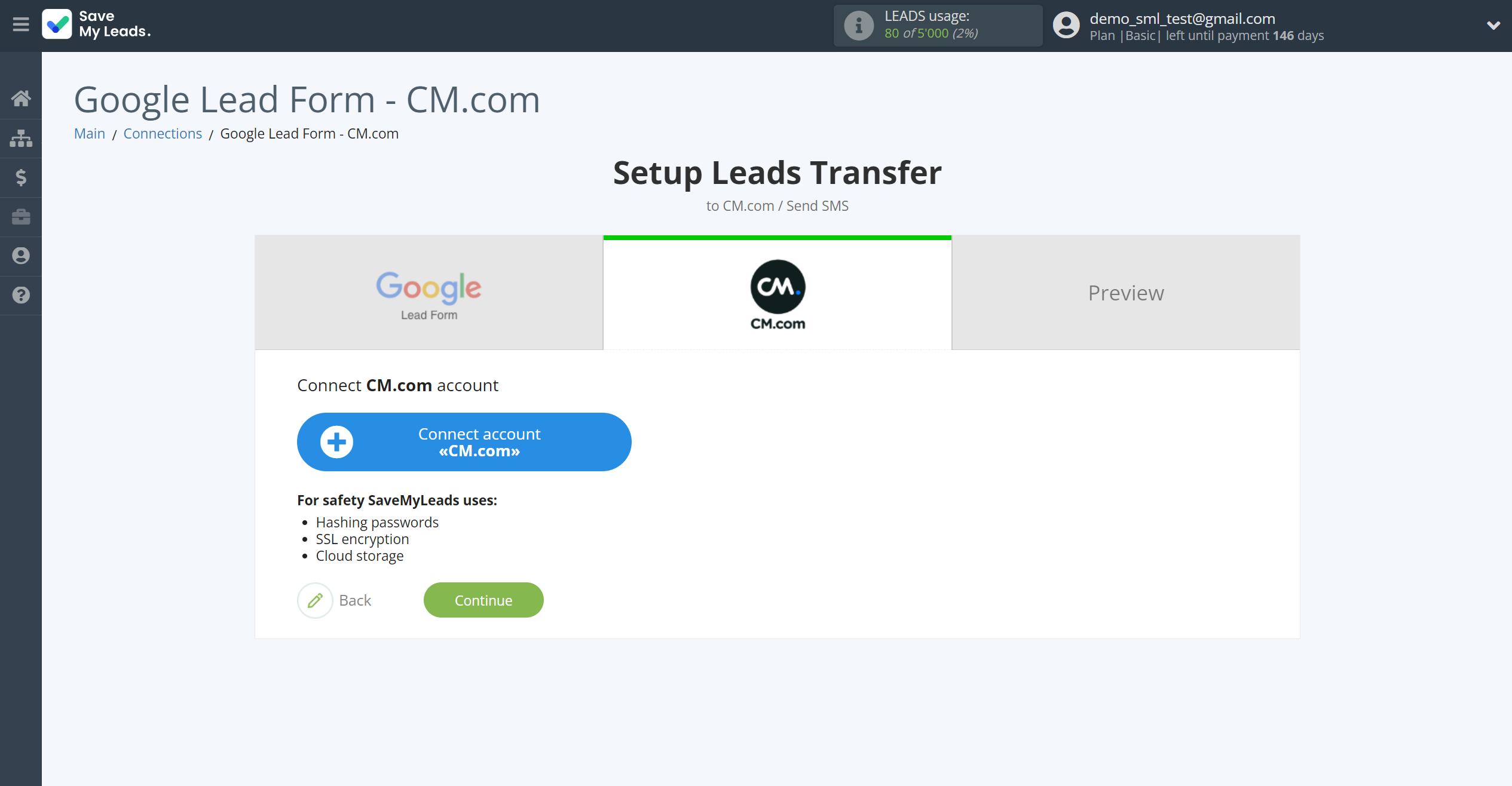 How to Connect Google Lead Form with CM.com | Data Destination account connection How to Connect Google Lead Form with CM.com | Data Destination account connection