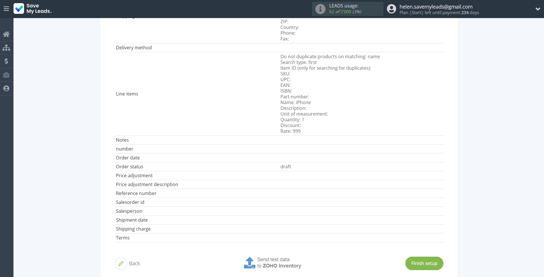 How to Connect Google Lead Form with Zoho Inventory Create sales Order | Test data How to Connect Google Lead Form with Zoho Inventory Create sales Order | Test data