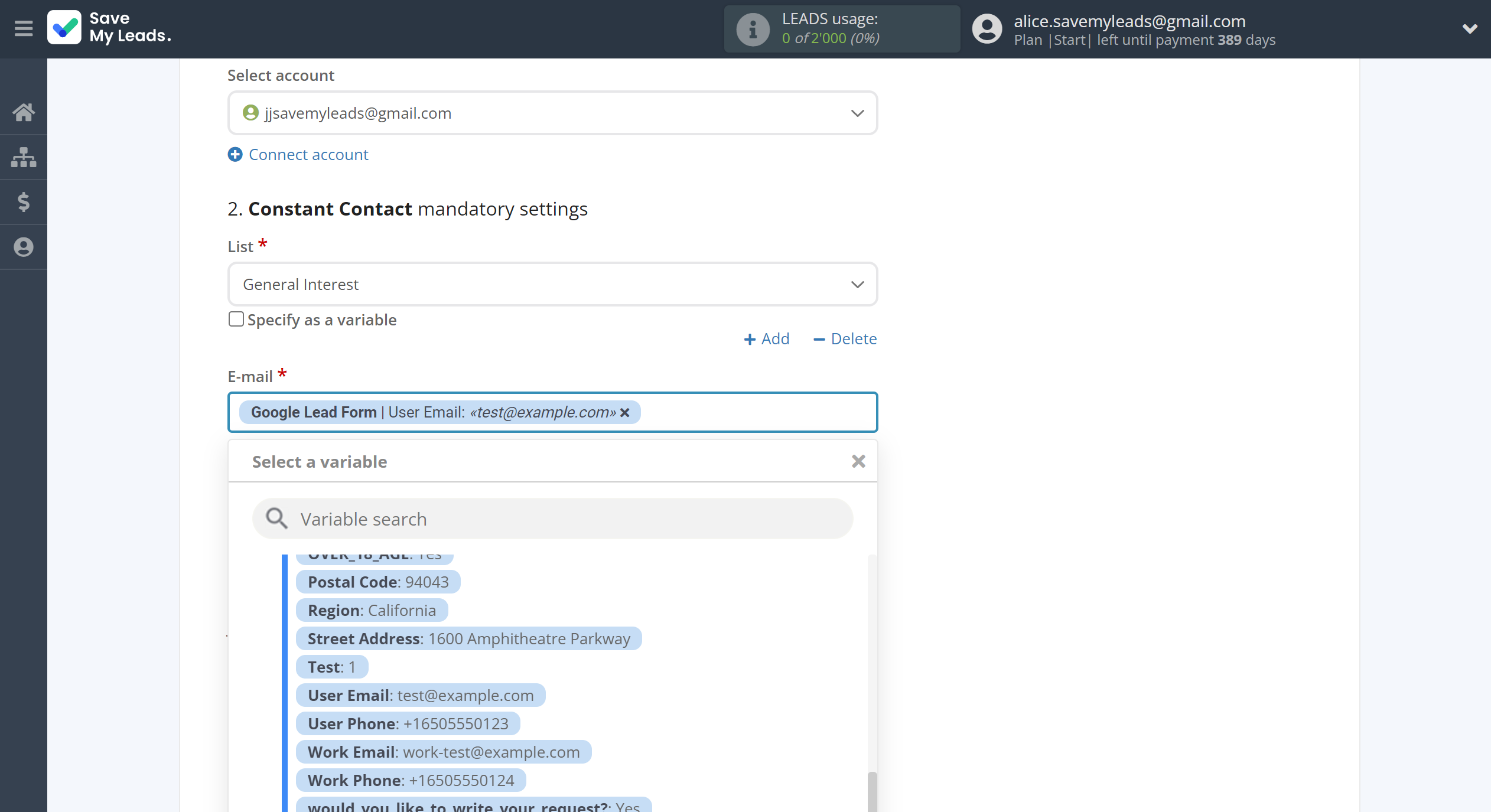 How to Connect Google Lead Form with Constant Contact | Assigning fields How to Connect Google Lead Form with Constant Contact | Assigning fields