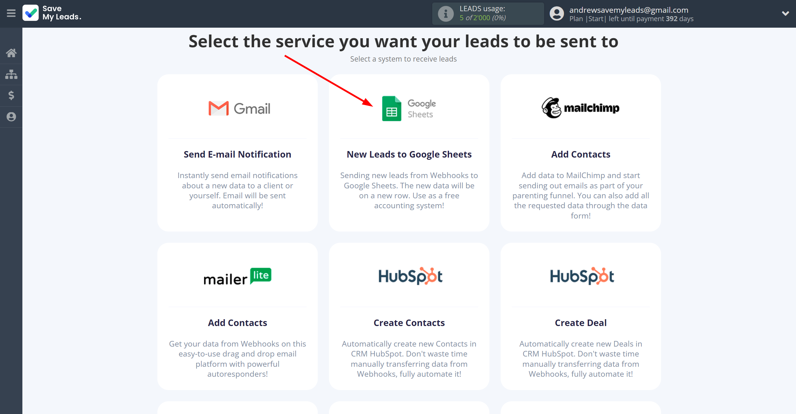 How to Connect Webhooks with Google Sheets | Data Destination system selection How to Connect Webhooks with Google Sheets | Data Destination system selection