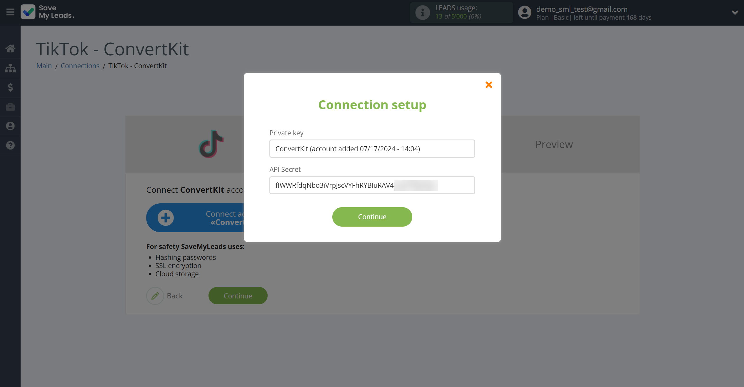 How to Connect TikTok with ConvertKit | Data Destination account connection How to Connect TikTok with ConvertKit | Data Destination account connection