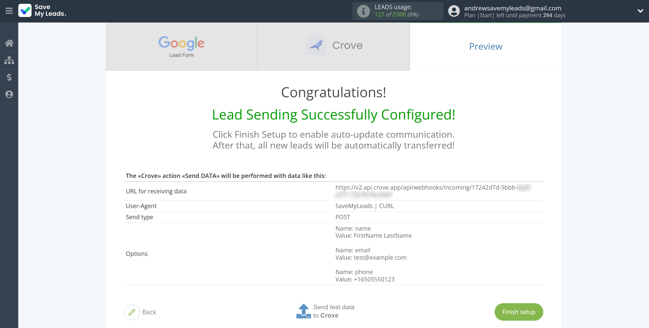 How to Connect Google Lead Form with Crove | Test data How to Connect Google Lead Form with Crove | Test data