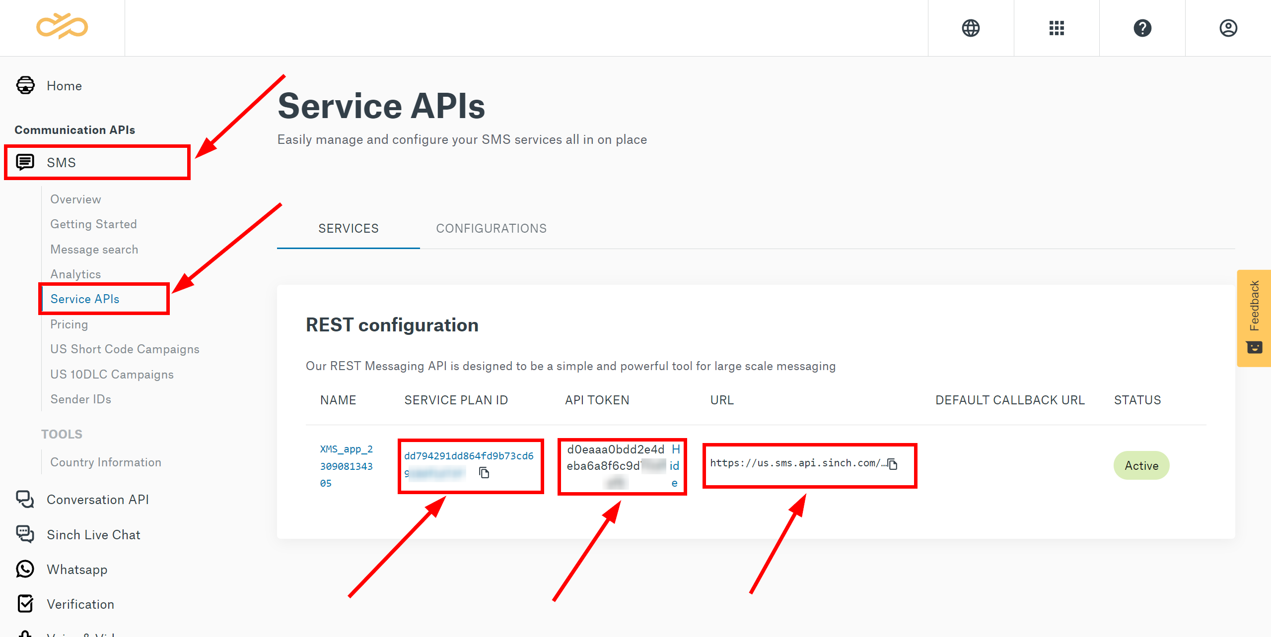 How to Connect Webhooks with Sinch | Data Destination account connection How to Connect Webhooks with Sinch | Data Destination account connection