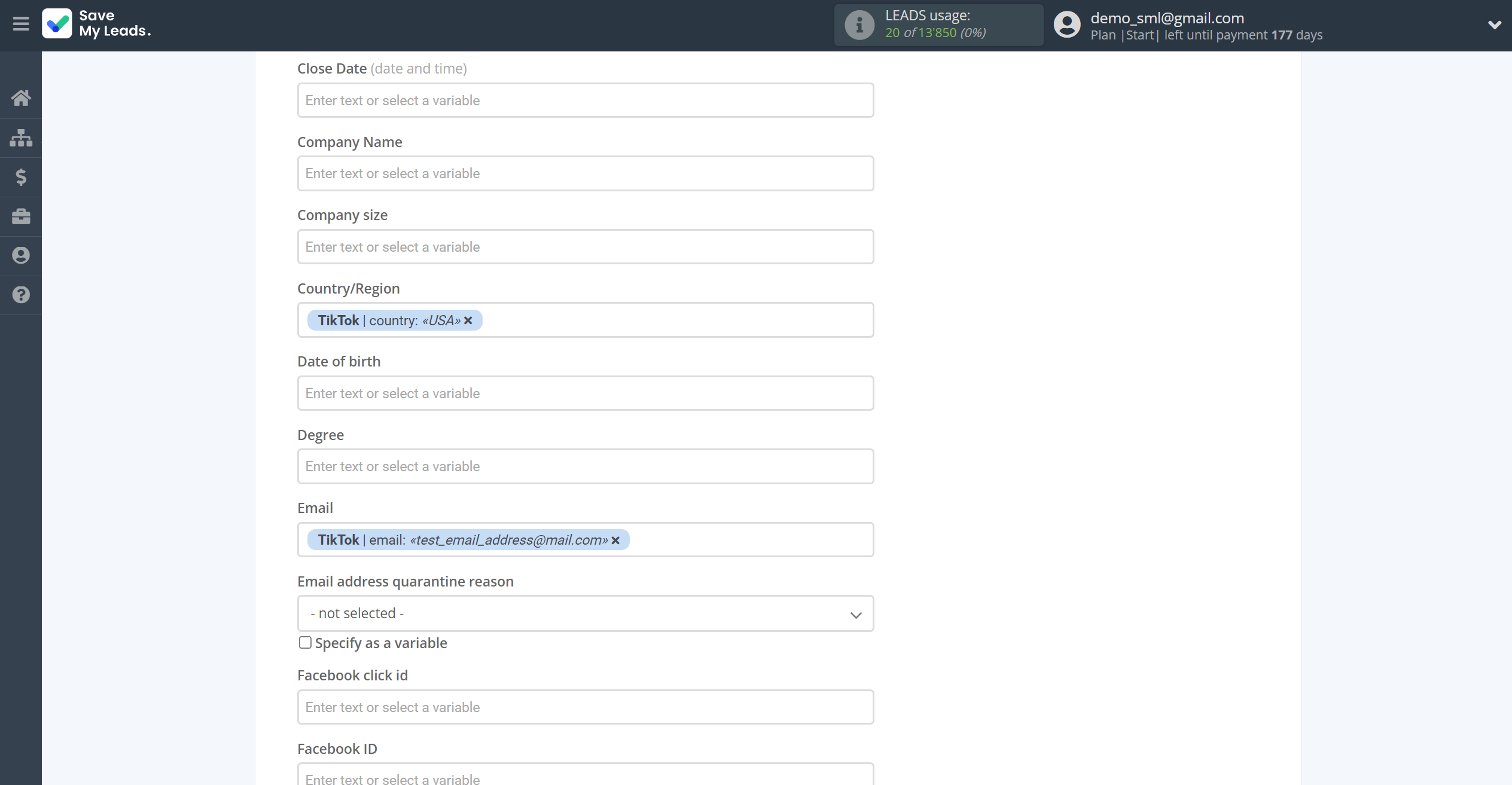How to Connect TikTok with HubSpot Create Contacts | Assigning fields How to Connect TikTok with HubSpot Create Contacts | Assigning fields