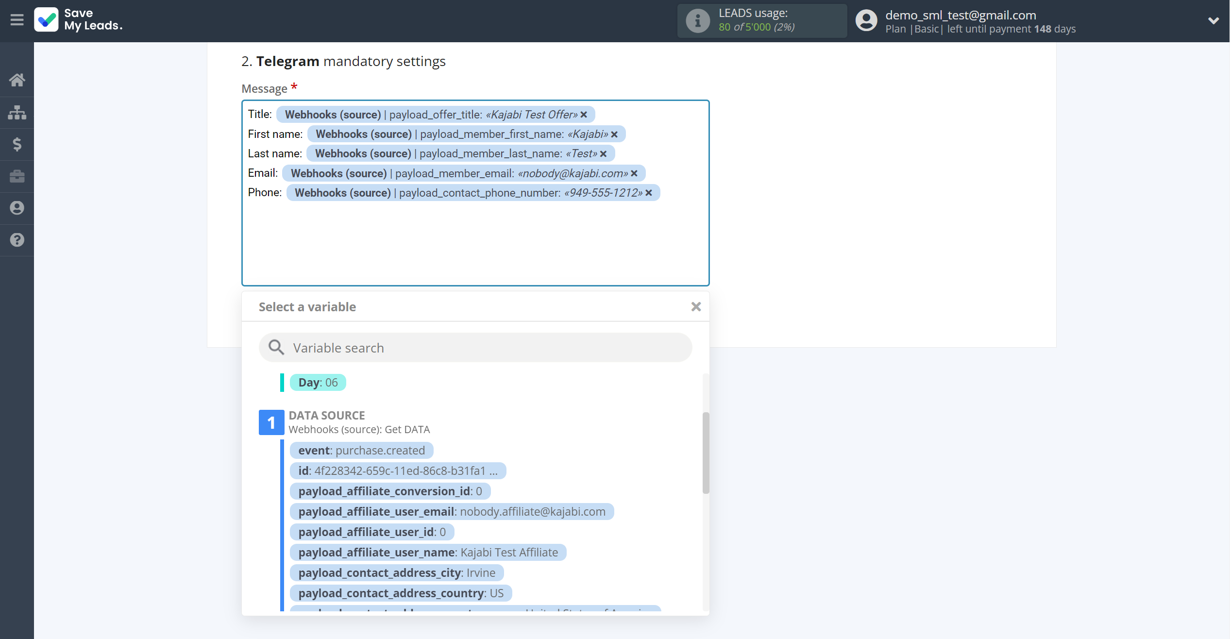 How to Connect Webhooks with Telegram (your bot) | Assigning fields How to Connect Webhooks with Telegram (your bot) | Assigning fields