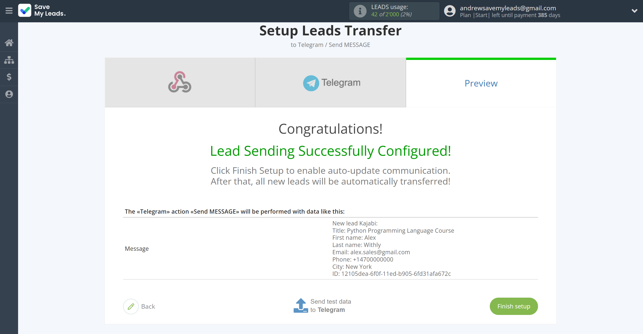 How to Connect Webhooks with Telegram | Test data How to Connect Webhooks with Telegram | Test data