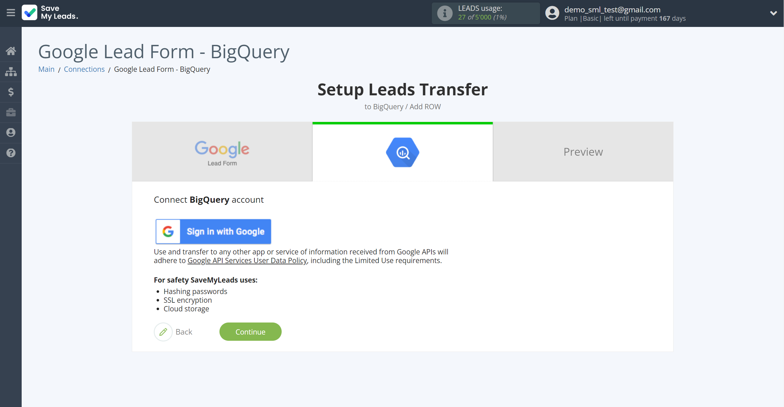 How to Connect Google Lead Form with BigQuery | Data Destination account connection How to Connect Google Lead Form with BigQuery | Data Destination account connection