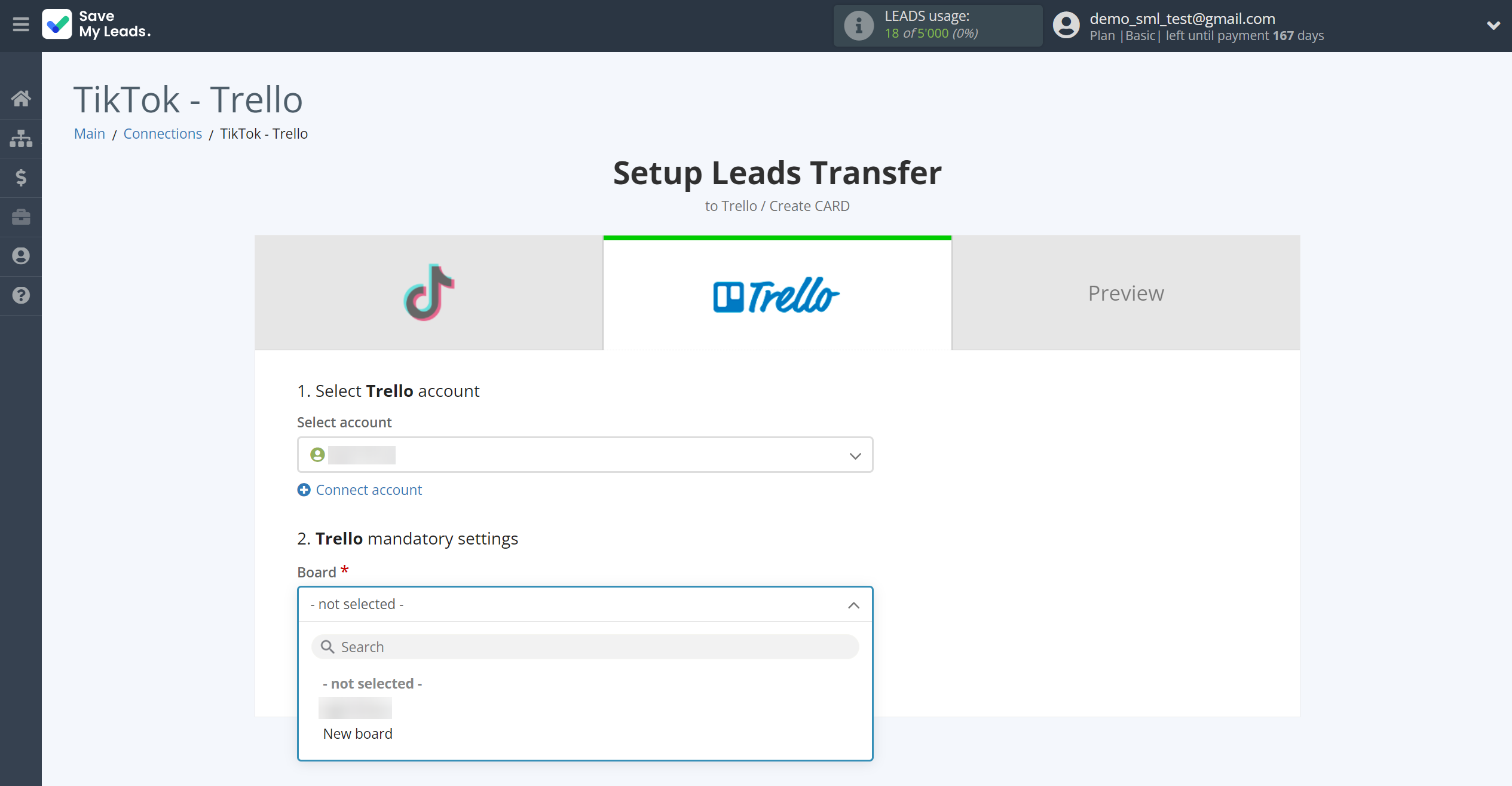 How to Connect TikTok with Trello | Assigning fields How to Connect TikTok with Trello | Assigning fields