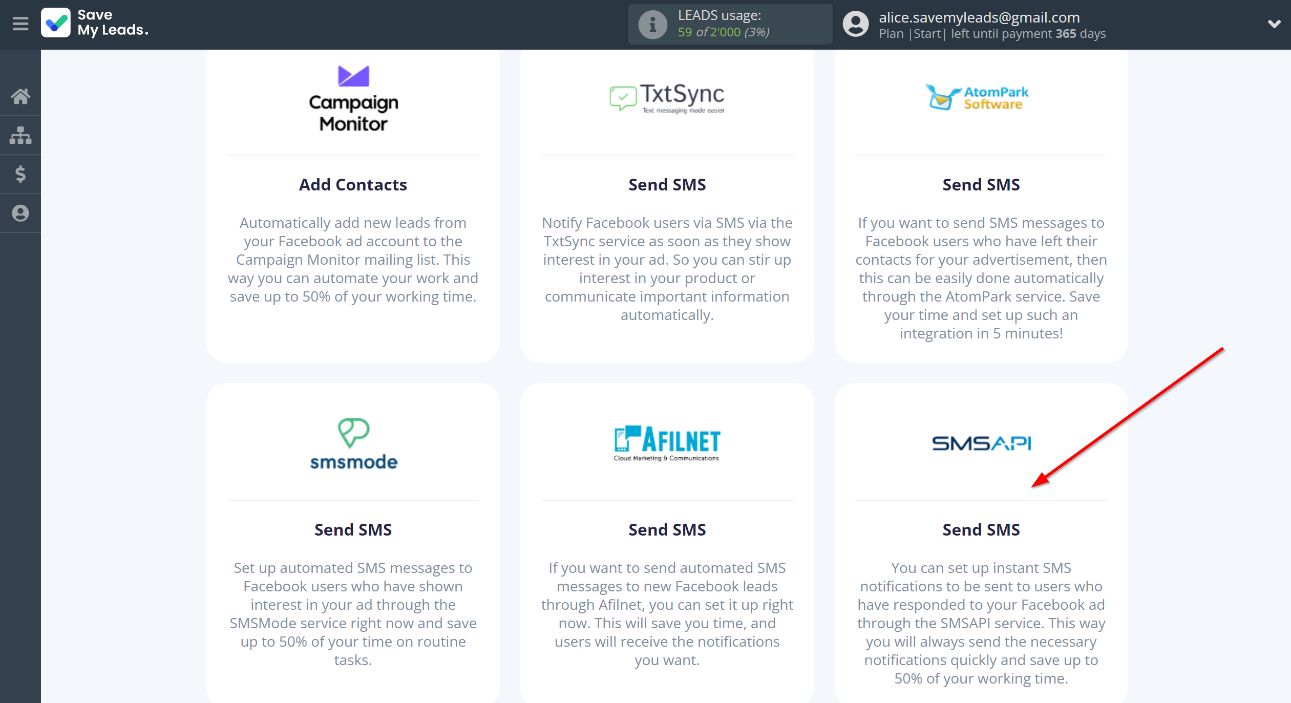 How to Connect Webhooks with SMSAPI | Data Destination system selection How to Connect Webhooks with SMSAPI | Data Destination system selection