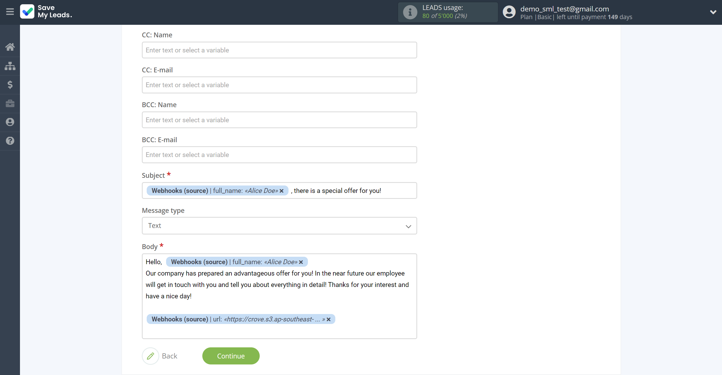 How to Connect Webhooks with Gmail | Assigning fields How to Connect Webhooks with Gmail | Assigning fields