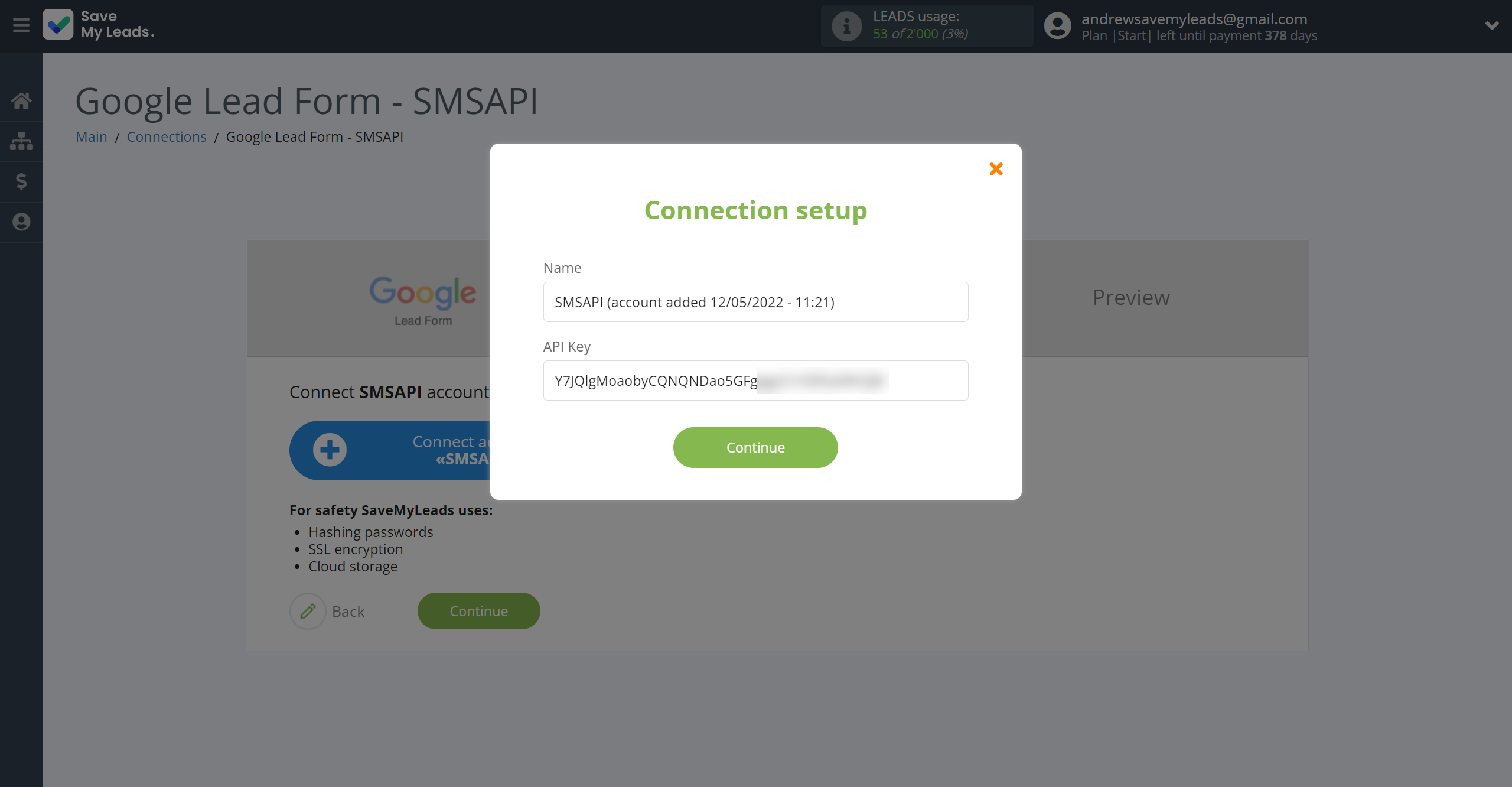 How to Connect Google Lead Form with SMSAPI | Data Destination account connection How to Connect Google Lead Form with SMSAPI | Data Destination account connection