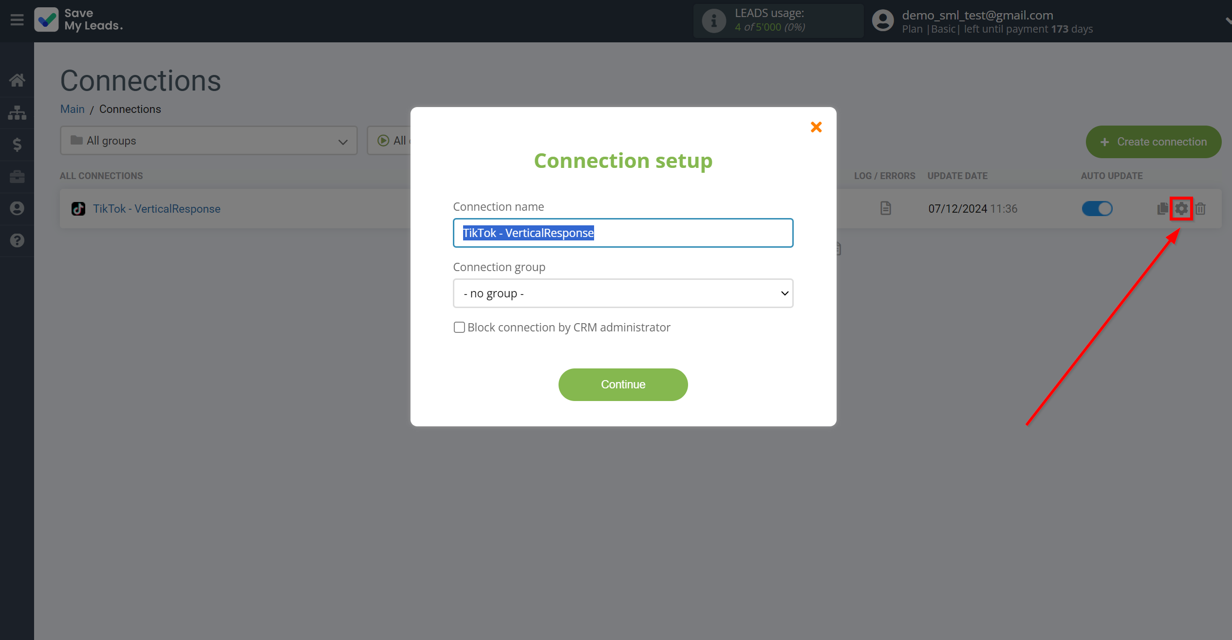 How to Connect TikTok with VerticalResponse | Name and group connection How to Connect TikTok with VerticalResponse | Name and group connection