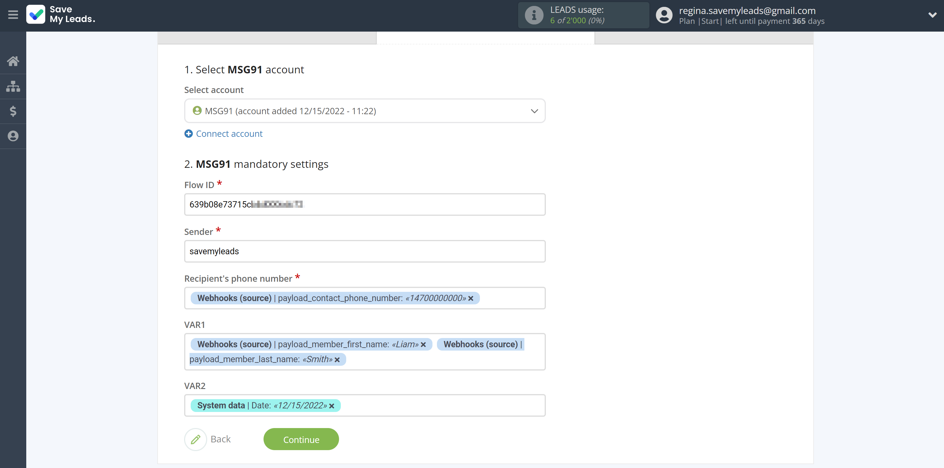How to Connect Webhooks with MSG91 Send SMS | Assigning fields How to Connect Webhooks with MSG91 Send SMS | Assigning fields