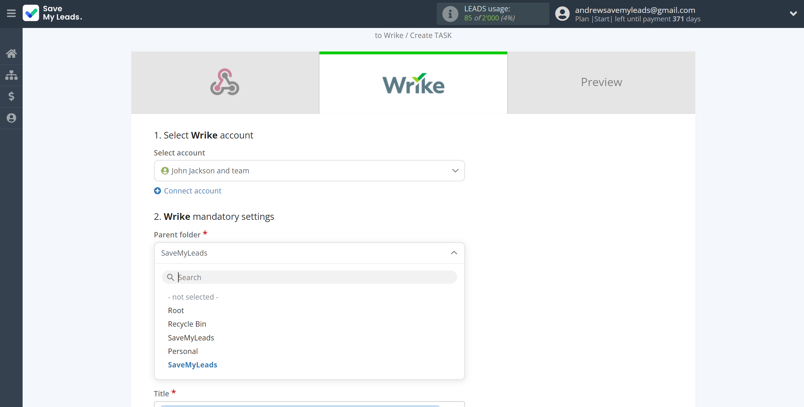 How to Connect Webhooks with Wrike | Assigning fields How to Connect Webhooks with Wrike | Assigning fields