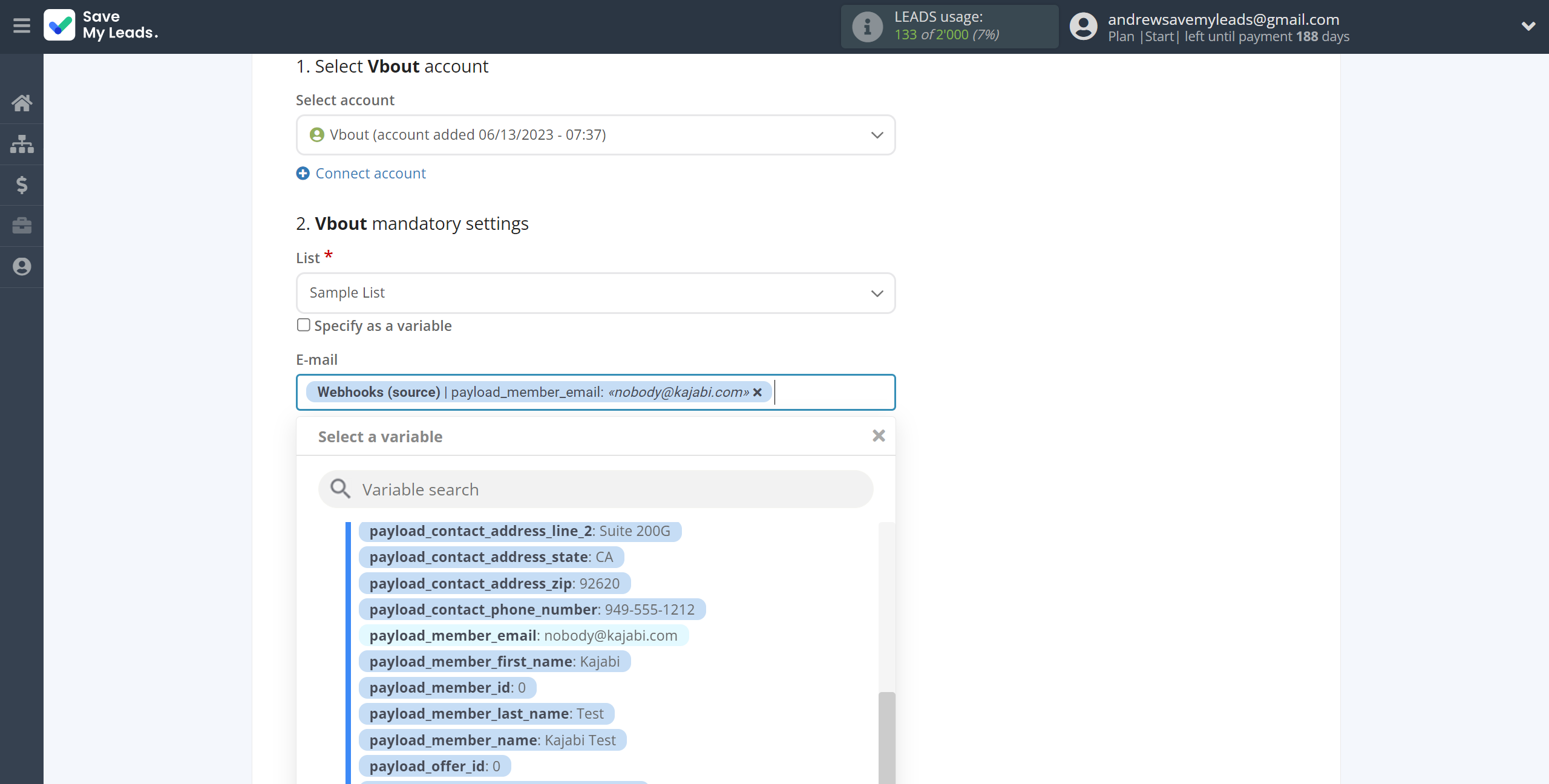 How to Connect Webhooks with Vbout Add Contacts | Assigning fields How to Connect Webhooks with Vbout Add Contacts | Assigning fields