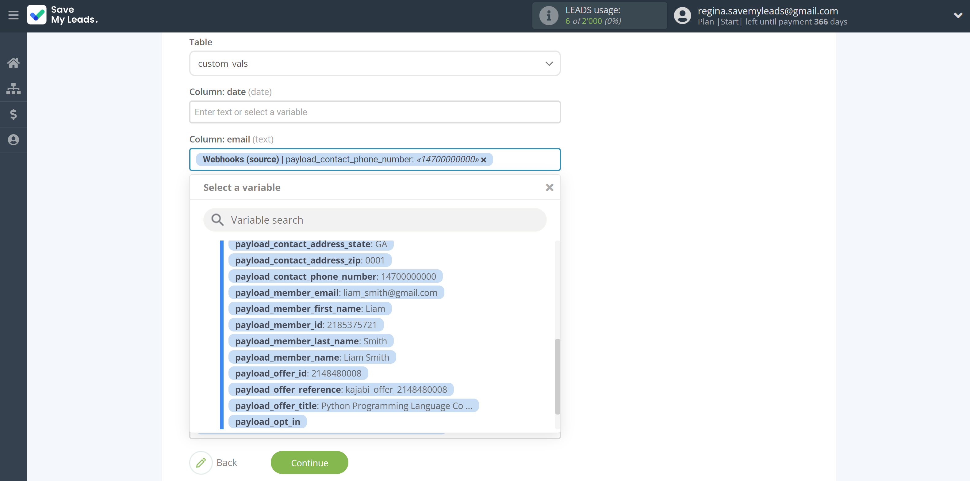 How to Connect Webhooks with PostgreSQL | Assigning fields How to Connect Webhooks with PostgreSQL | Assigning fields