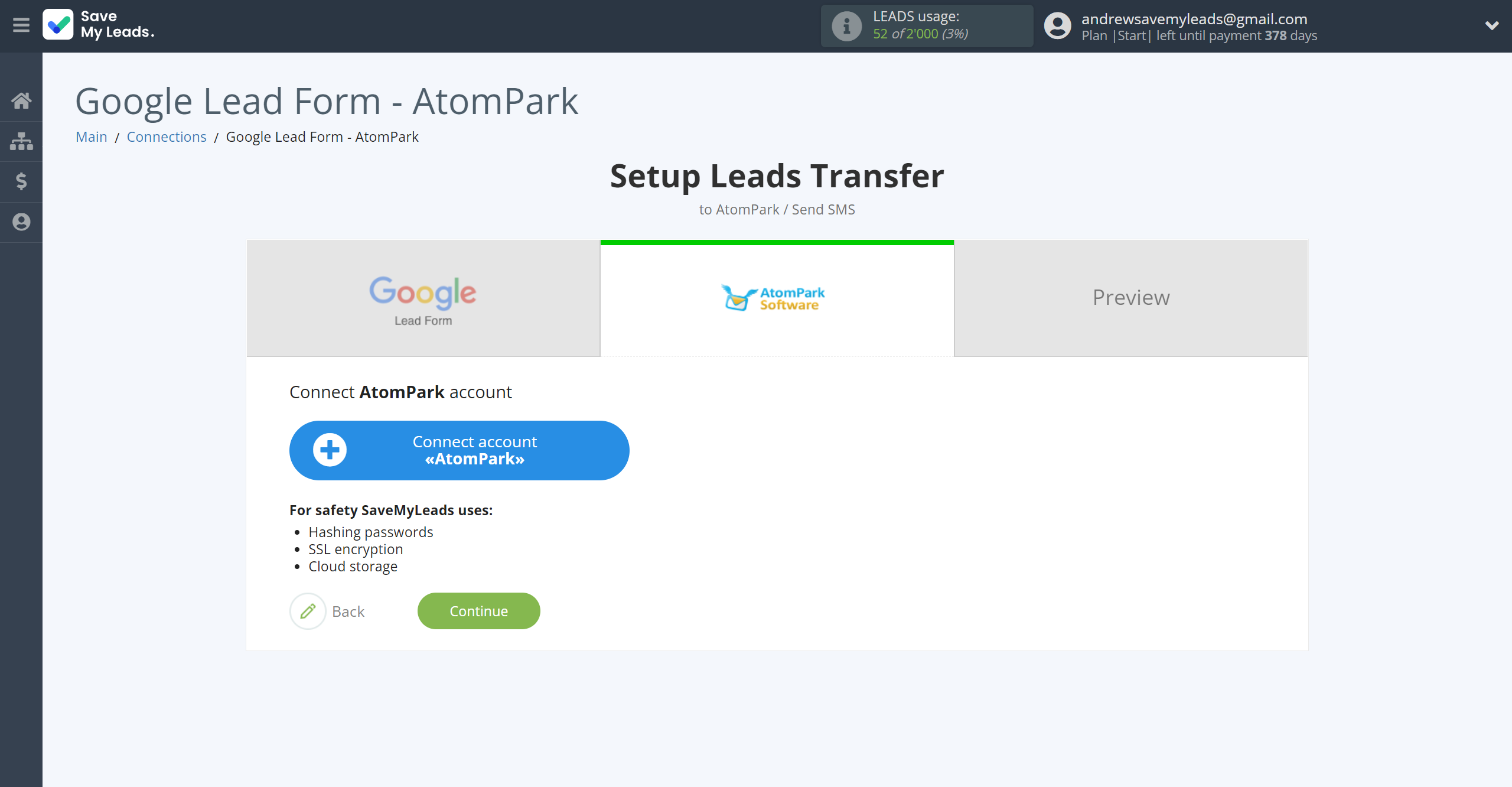 How to Connect Google Lead Form with AtomPark | Data Destination account connection How to Connect Google Lead Form with AtomPark | Data Destination account connection