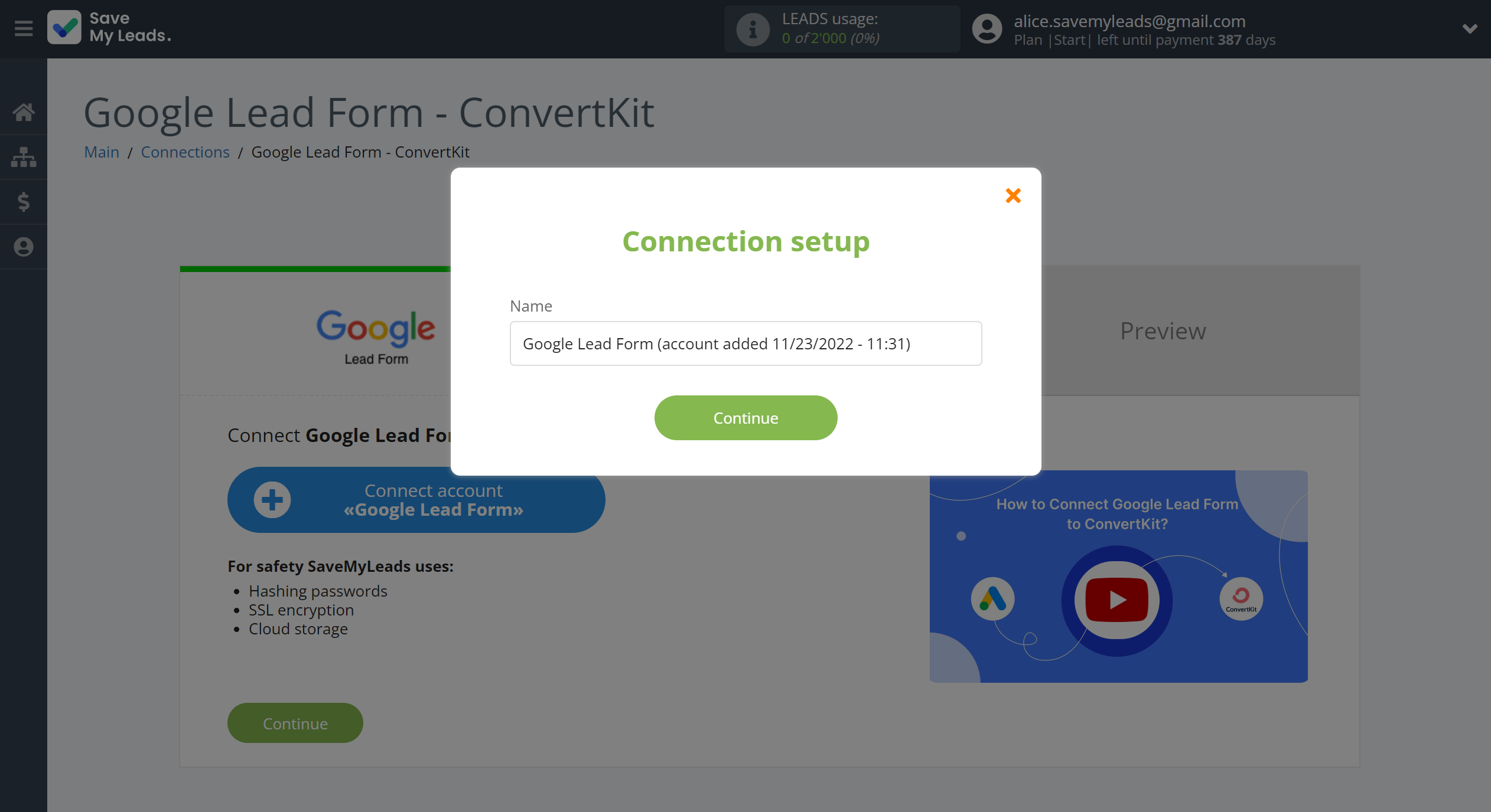How to Connect Google Lead Form with ConvertKit | Data Source account connection How to Connect Google Lead Form with ConvertKit | Data Source account connection
