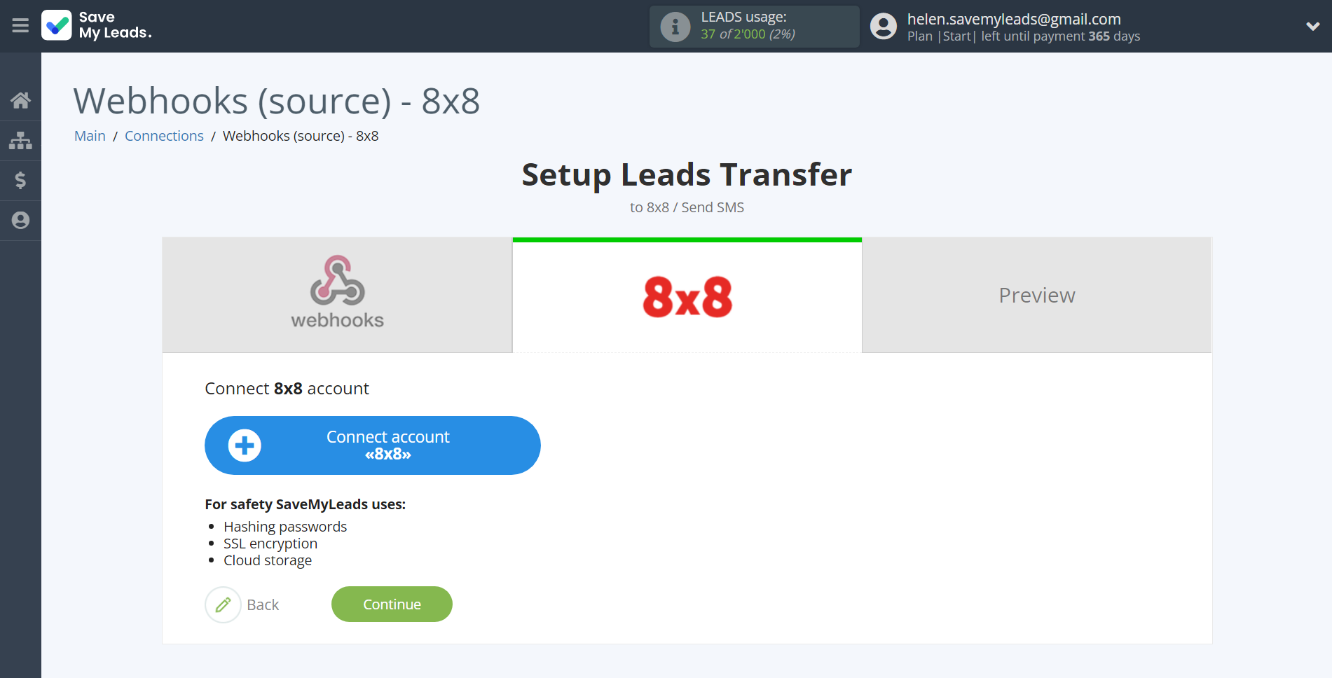 How to Connect Webhooks with 8x8 | Data Destination account connection How to Connect Webhooks with 8x8 | Data Destination account connection