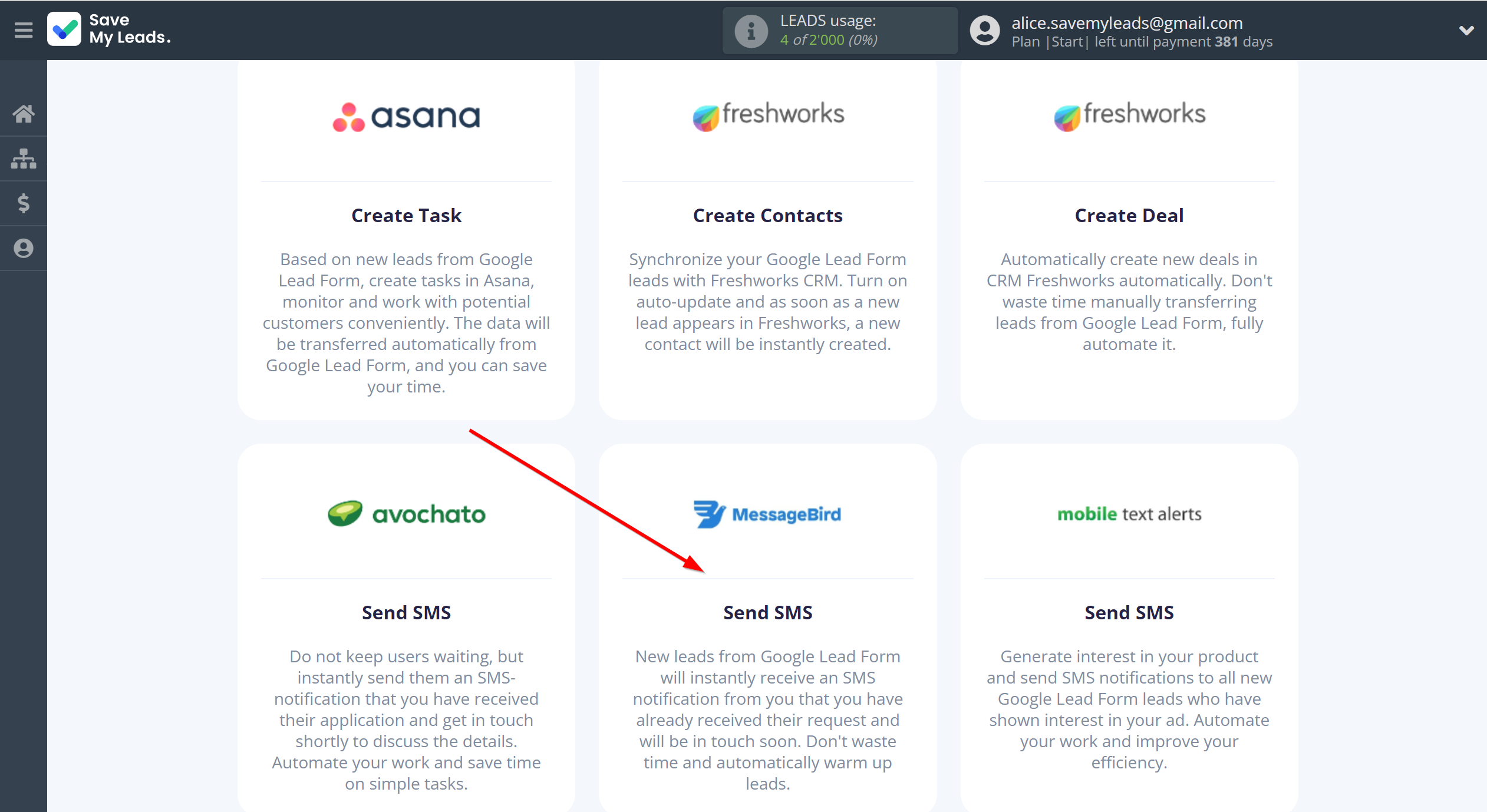 How to Connect Webhooks with MessageBird | Data Destination system selection How to Connect Webhooks with MessageBird | Data Destination system selection
