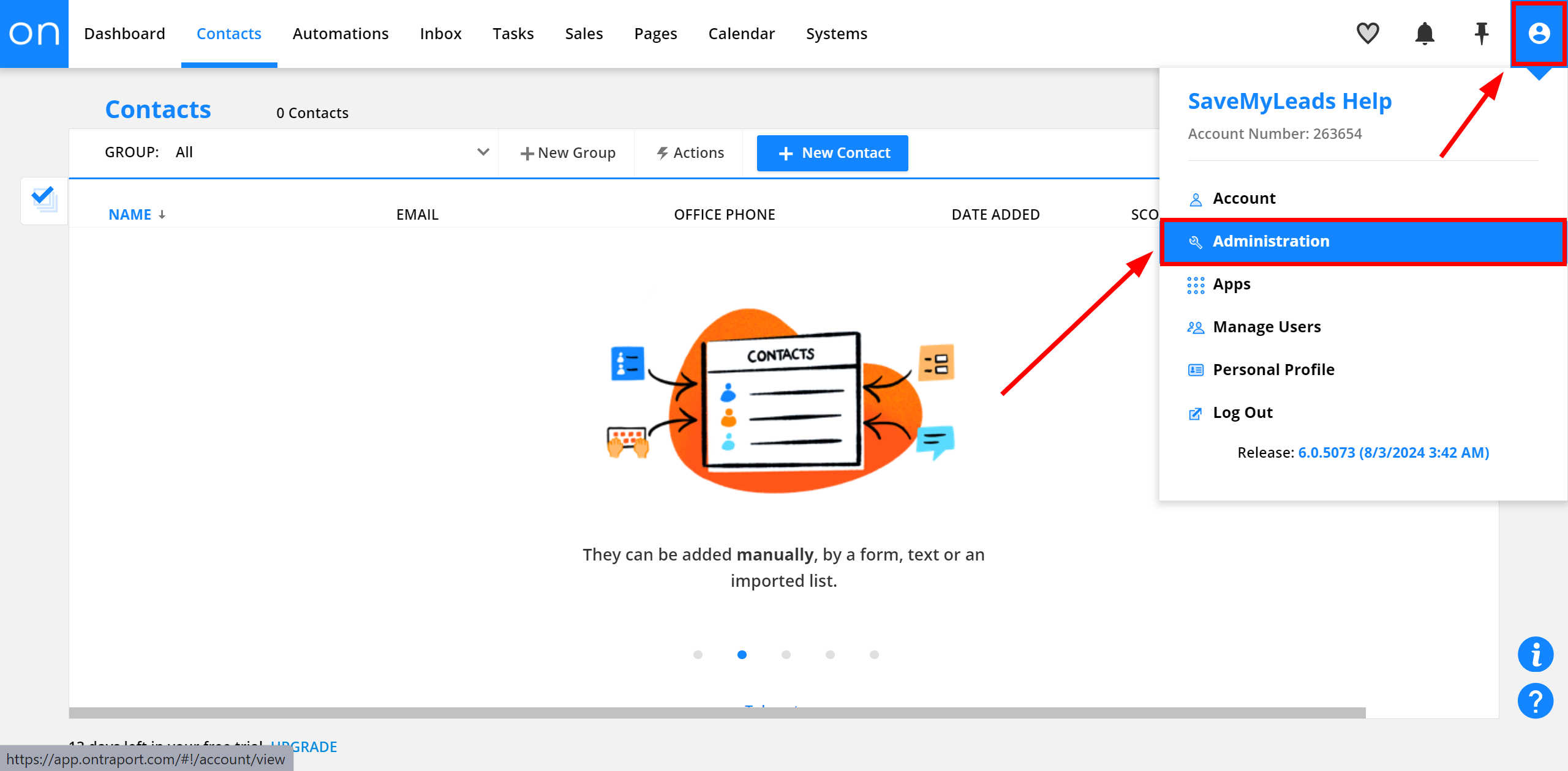 How to Connect Webhooks with Ontraport | Data Destination account connection How to Connect Webhooks with Ontraport | Data Destination account connection